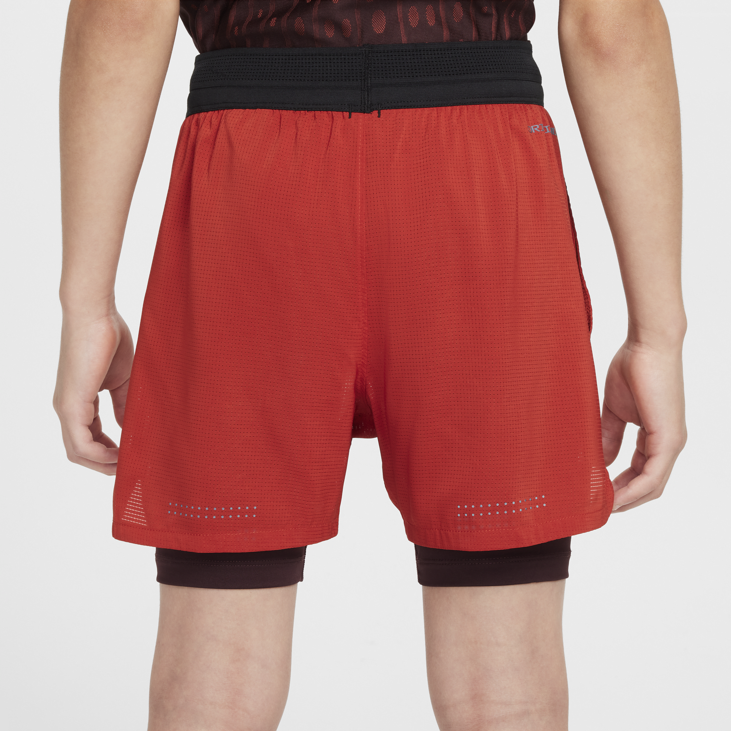 Short de training Nike Dri-FIT ADV Multi Tech pour ado (garçon) - Rouge