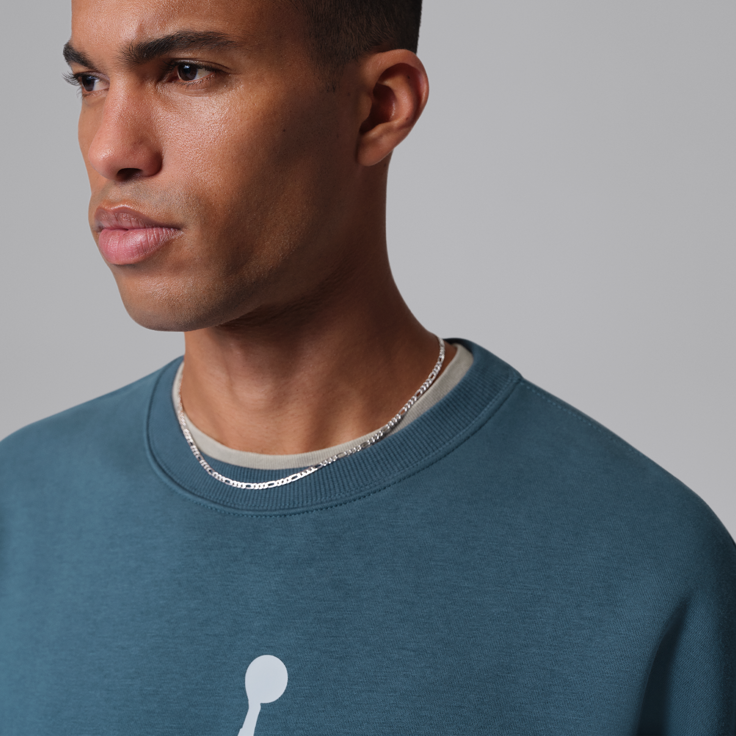 Thumbnail - Jordan Brooklyn Fleece-Rundhals-Sweatshirt (Herren) - Blau