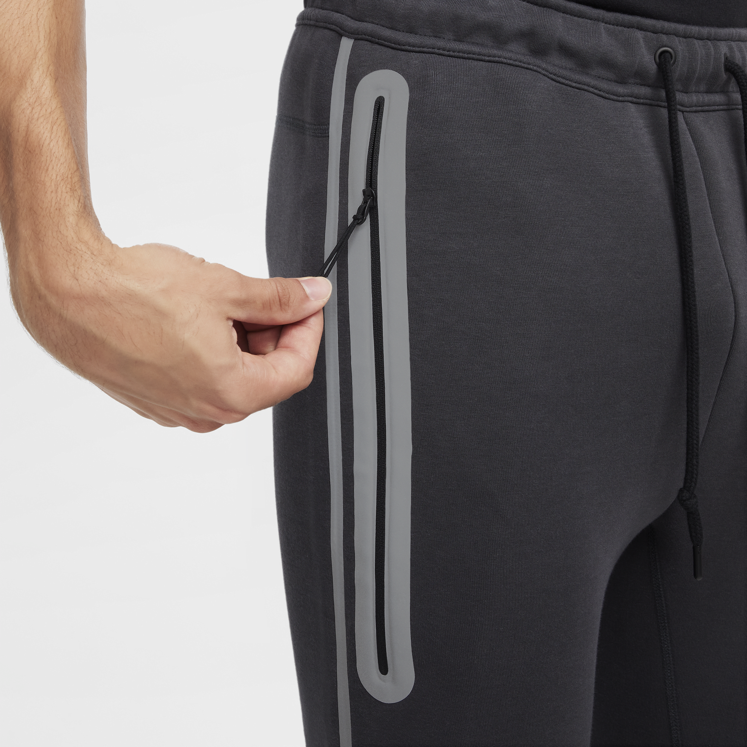 Pantalon de jogging en tissu Fleece Nike Tech pour homme - Gris