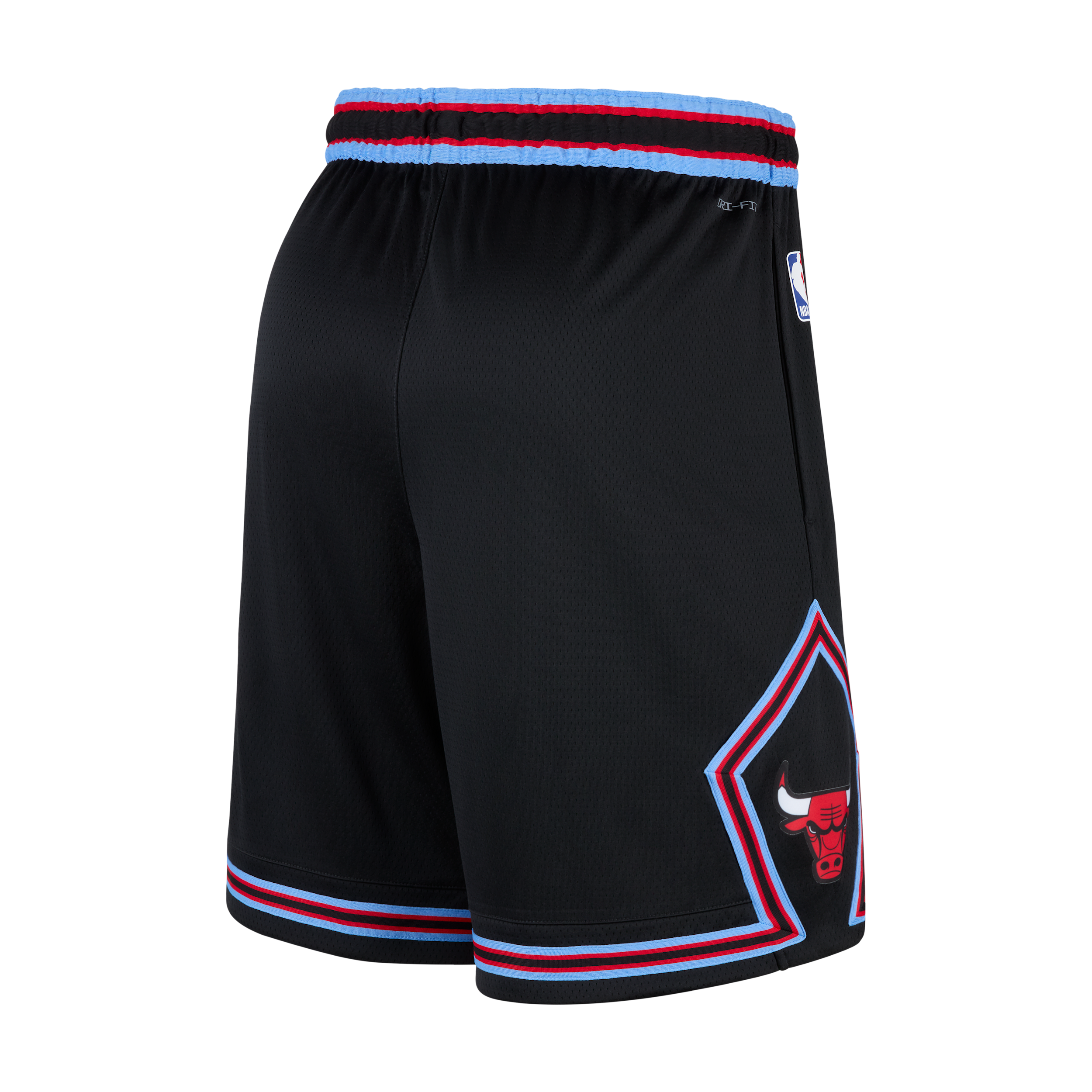 Thumbnail - Chicago Bulls City Edition Nike Dri-FIT NBA Swingman Shorts für Herren - Schwarz