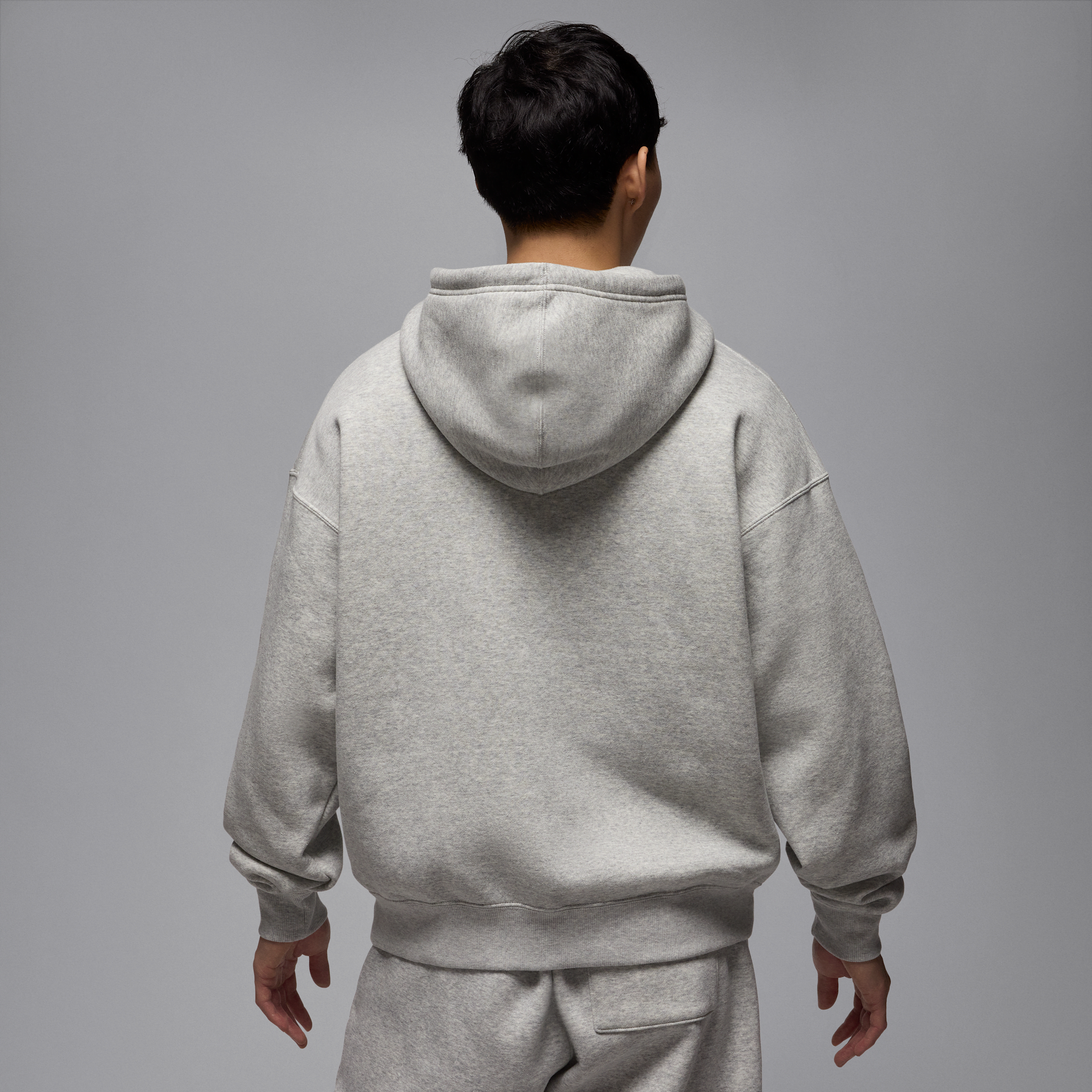 Thumbnail - Jordan Brooklyn Fleece Oversize-Kapuzenjacke (Herren) - Grau