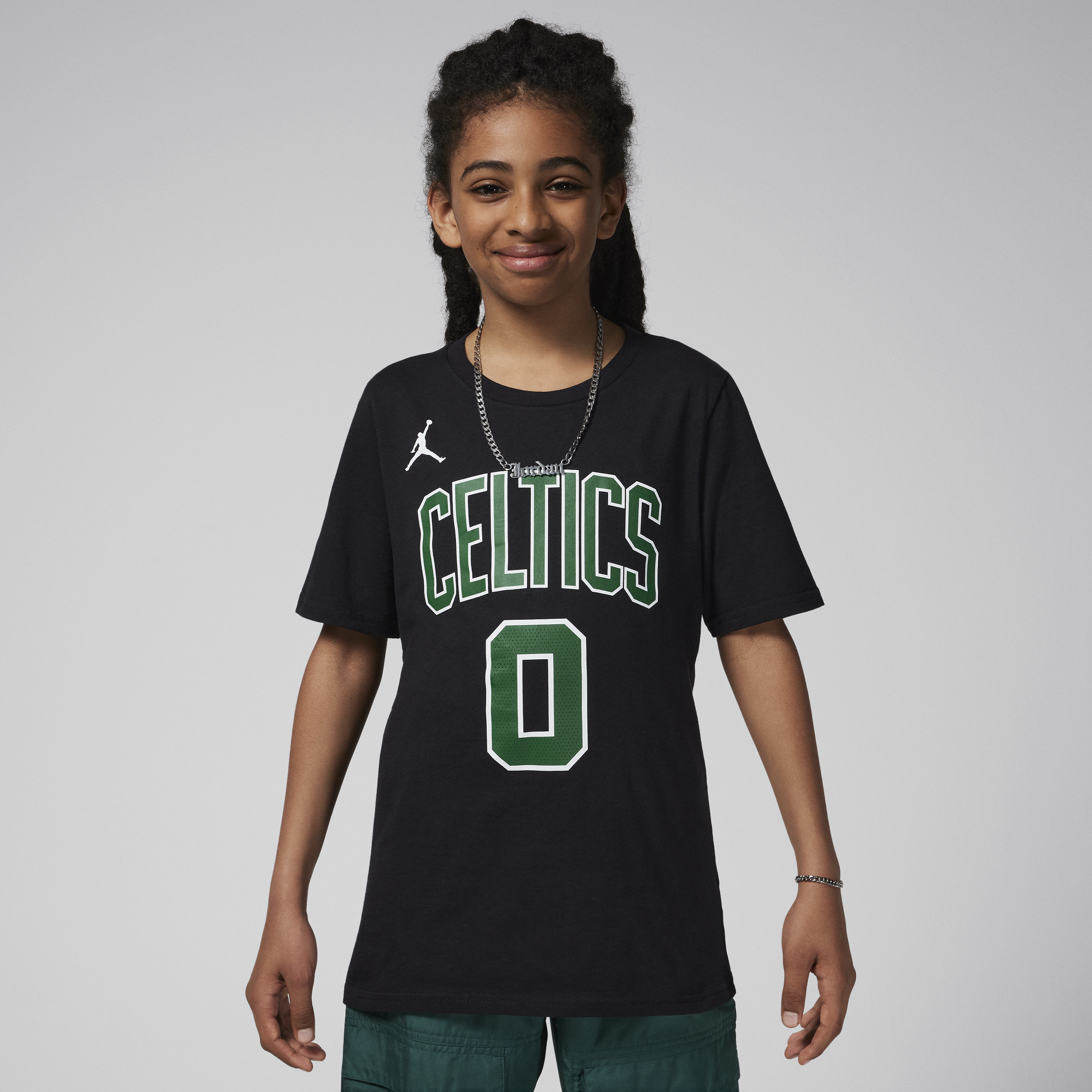 Jordan Jayson Tatum Boston Celtics Statement Edition  NBA-shirt voor kids - Zwart