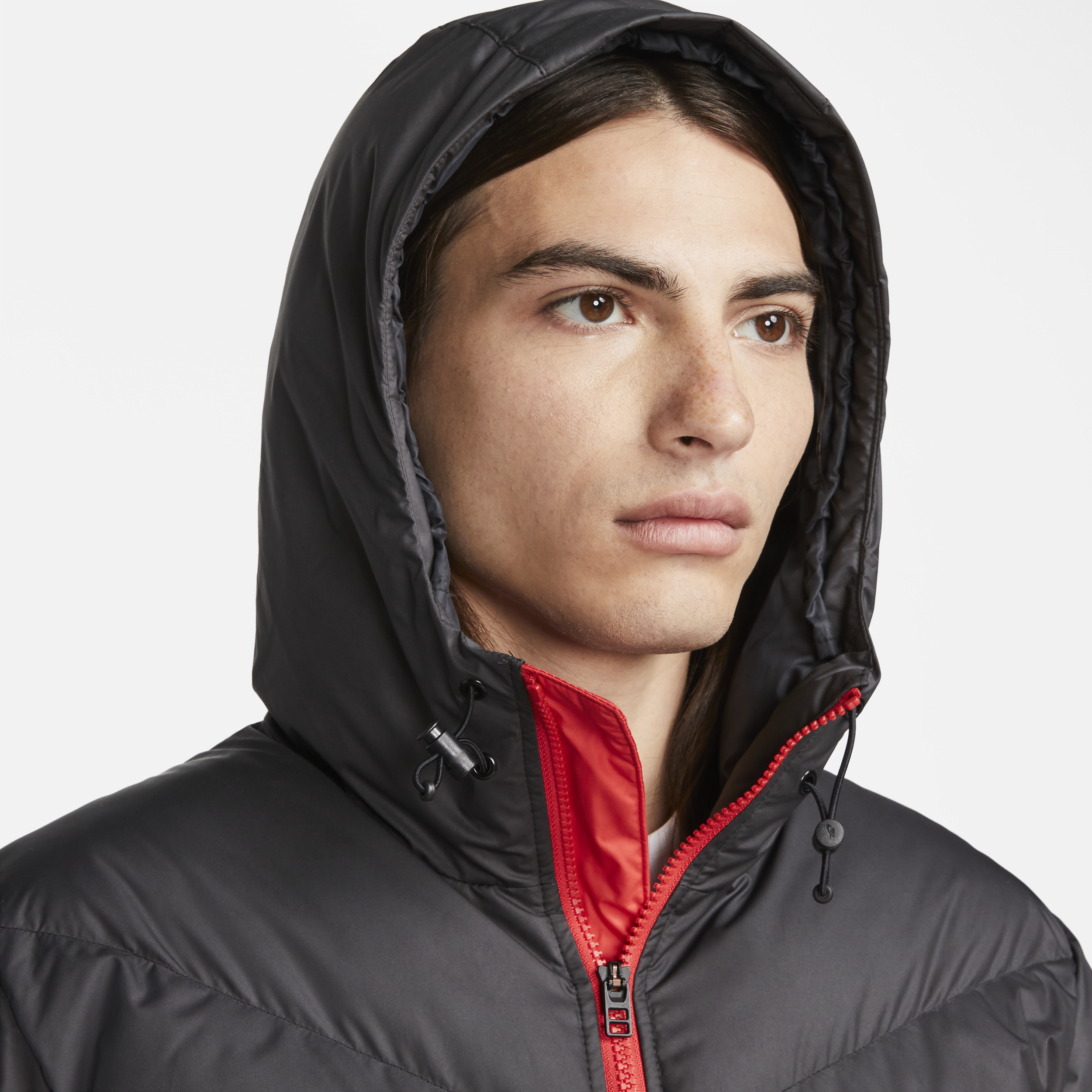 Doudoune à capuche Storm-FIT Nike Windrunner PrimaLoft® pour homme - Noir