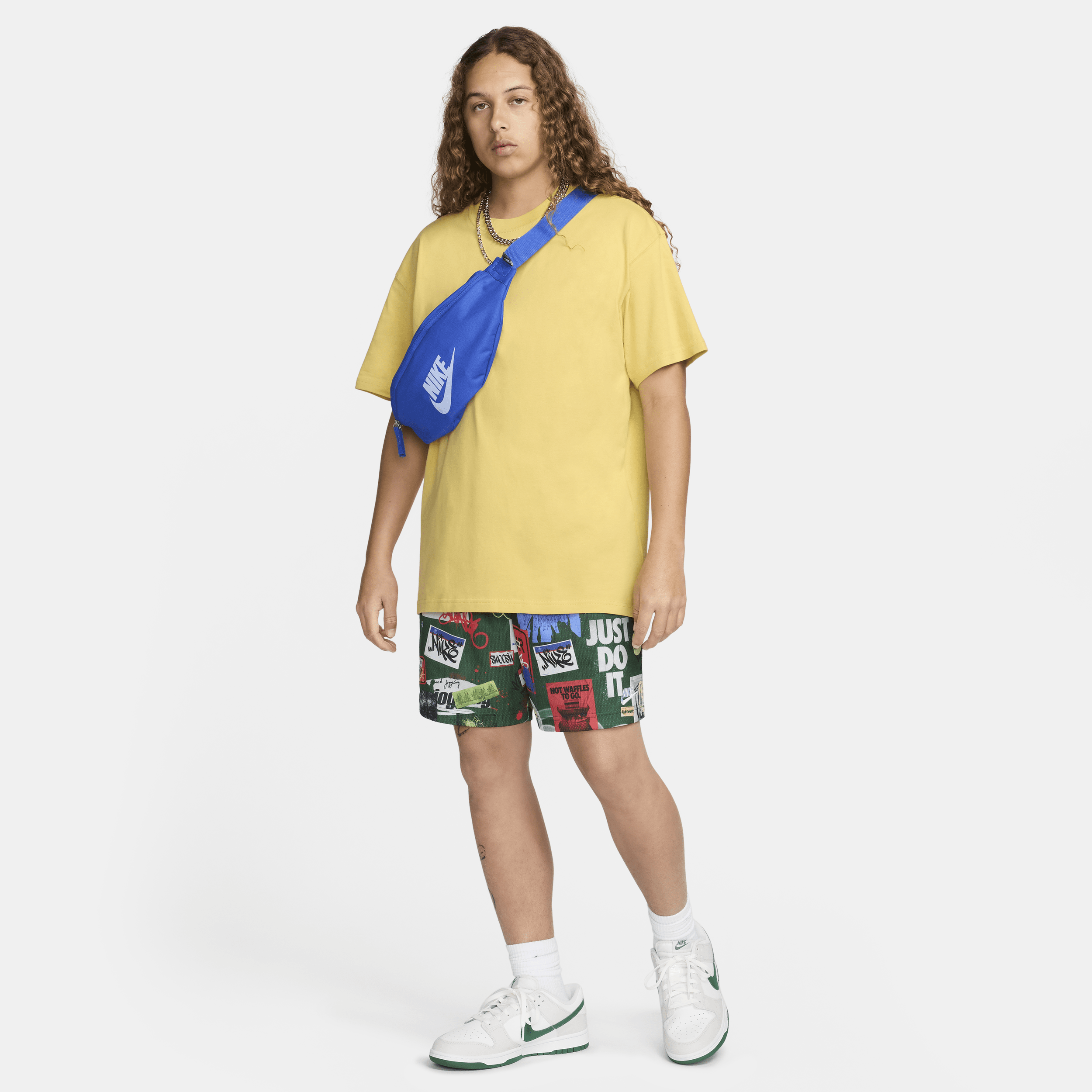 Nike SB Skateshirt Geel