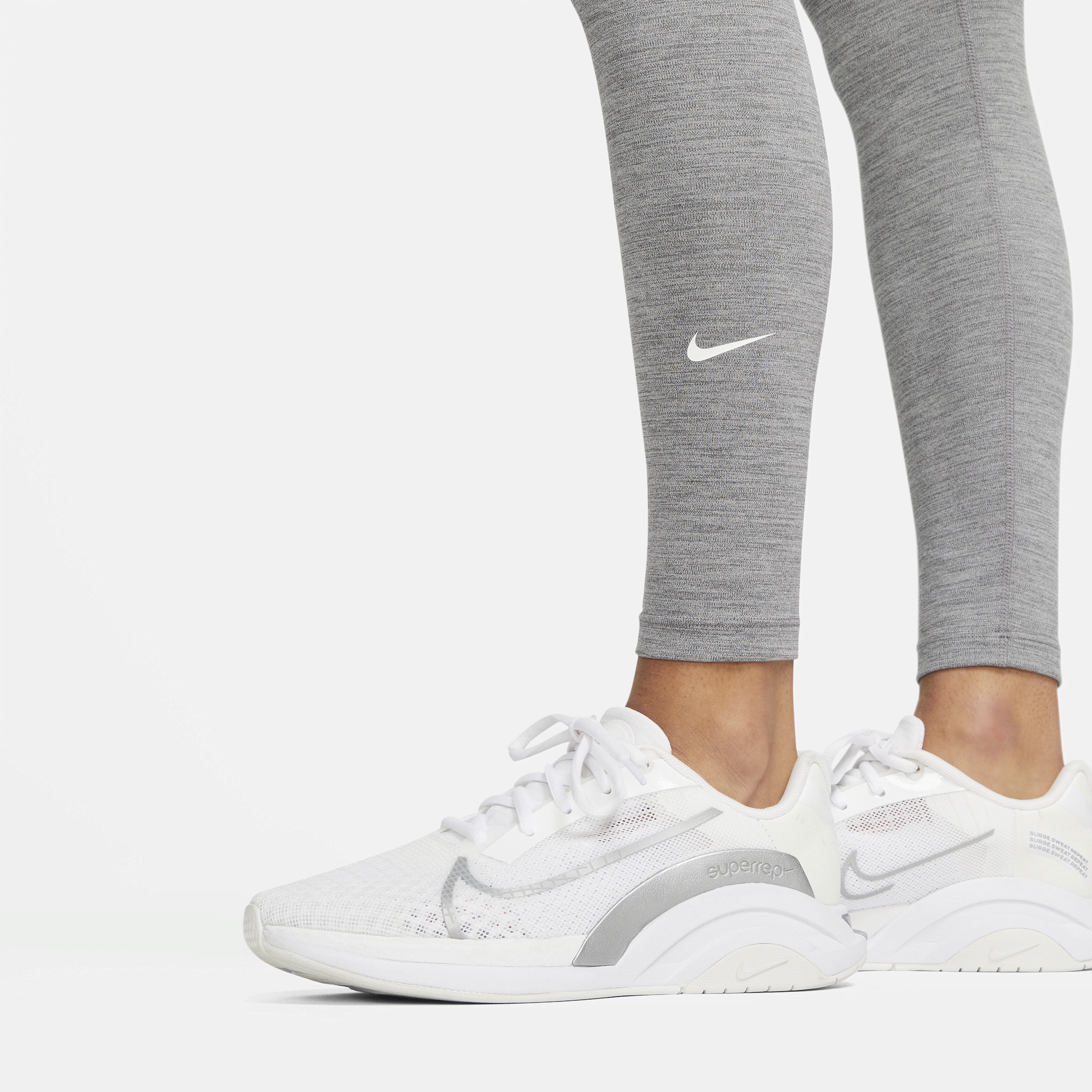 Legging taille haute Nike One pour femme - Gris