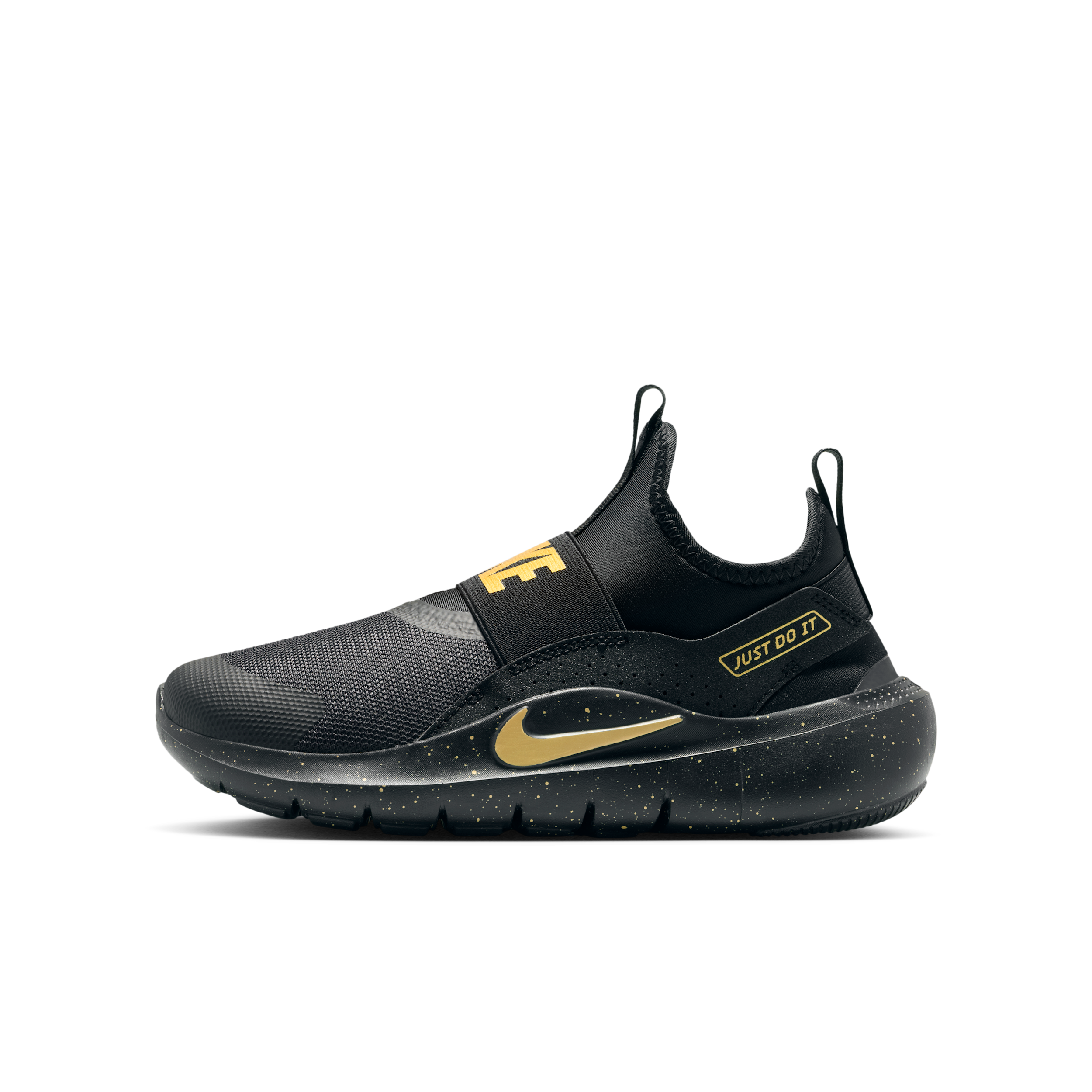 Nike Flex Runner 4 GS 'Black Metallic Gold' | Kid's Size 4.5 - IM6737-001