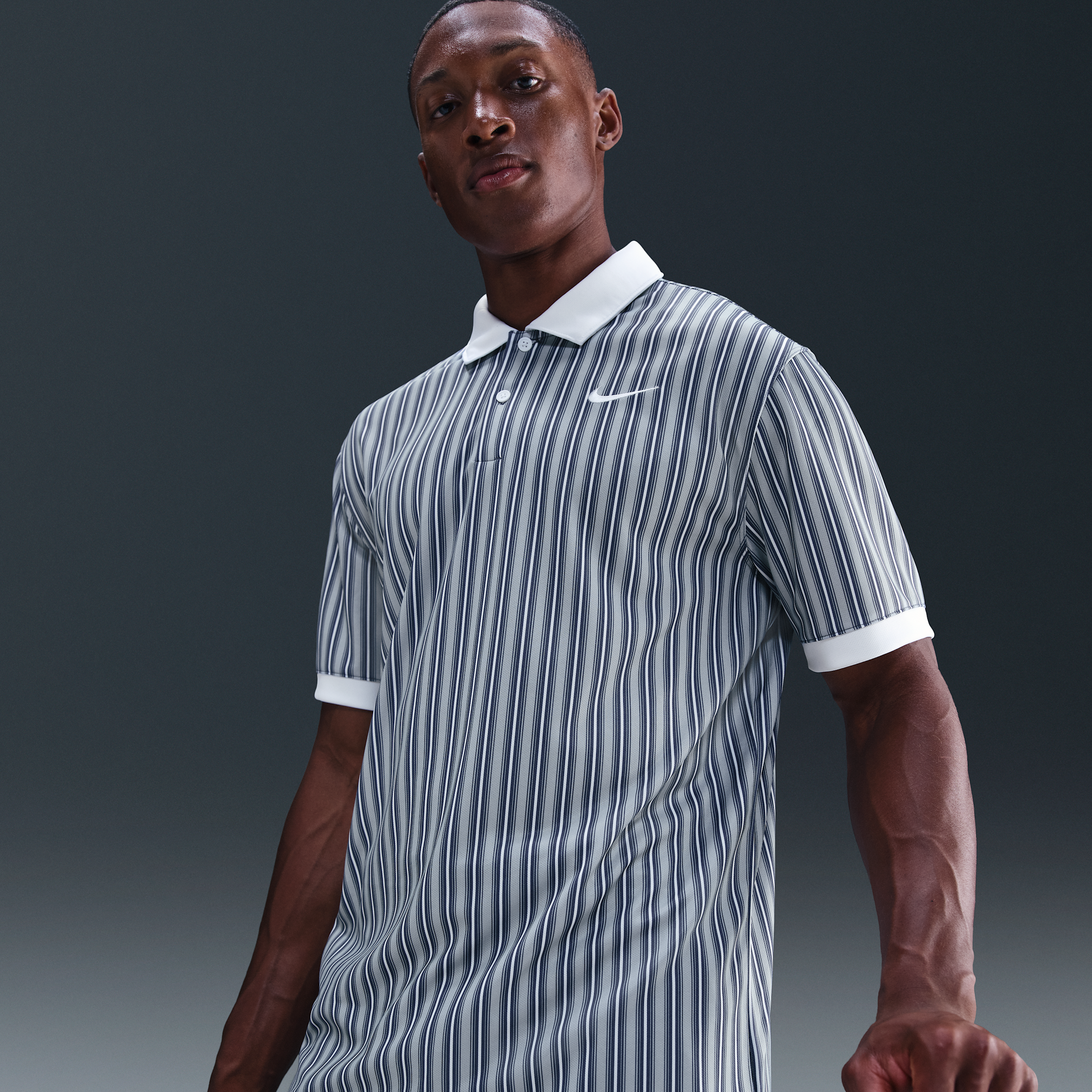 Thumbnail - Nike Victory+ Dri-FIT Golf-Poloshirt für Herren - Grau