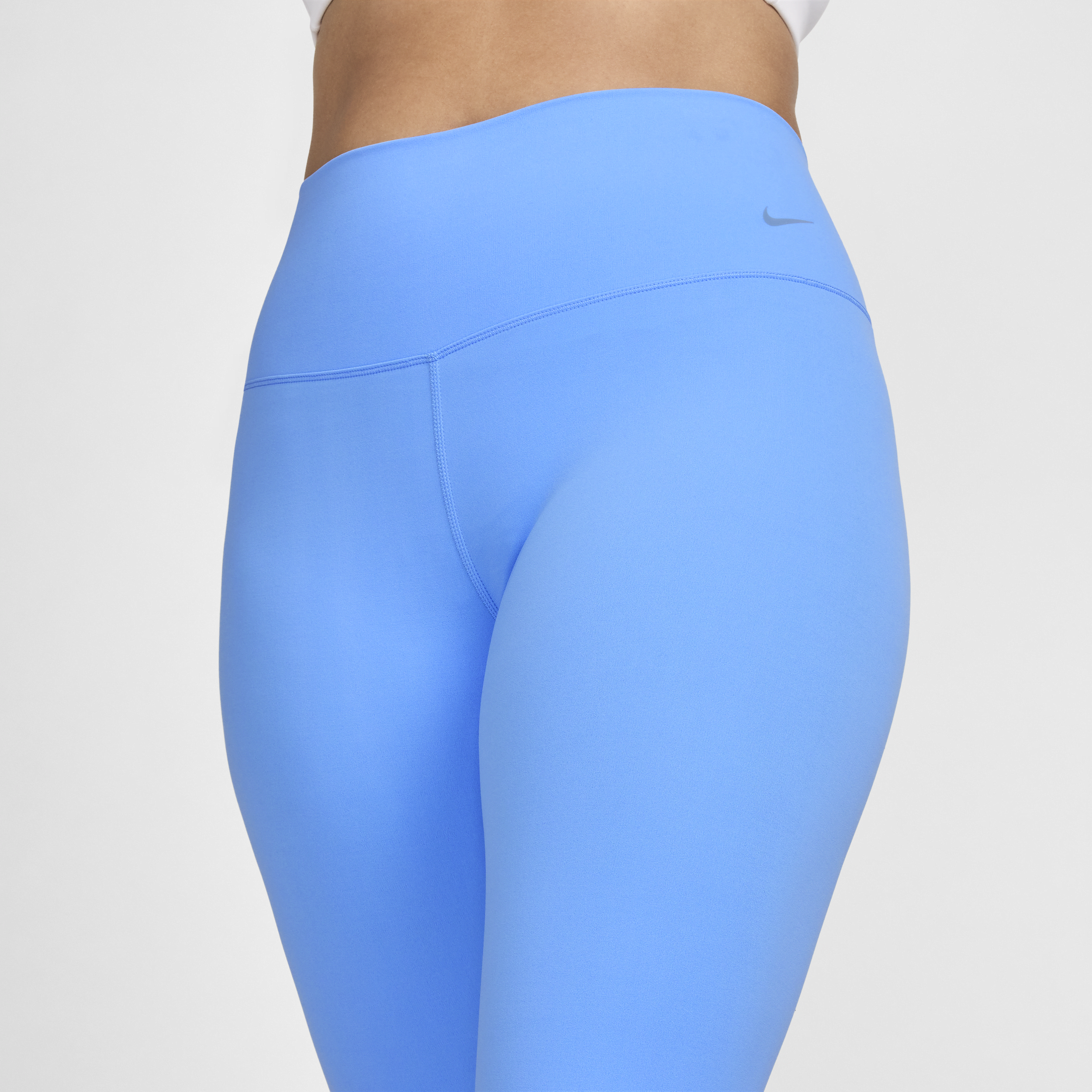 Nike Zenvy Legging met volledige lengte en iets ondersteunende hoge taille voor dames Blauw