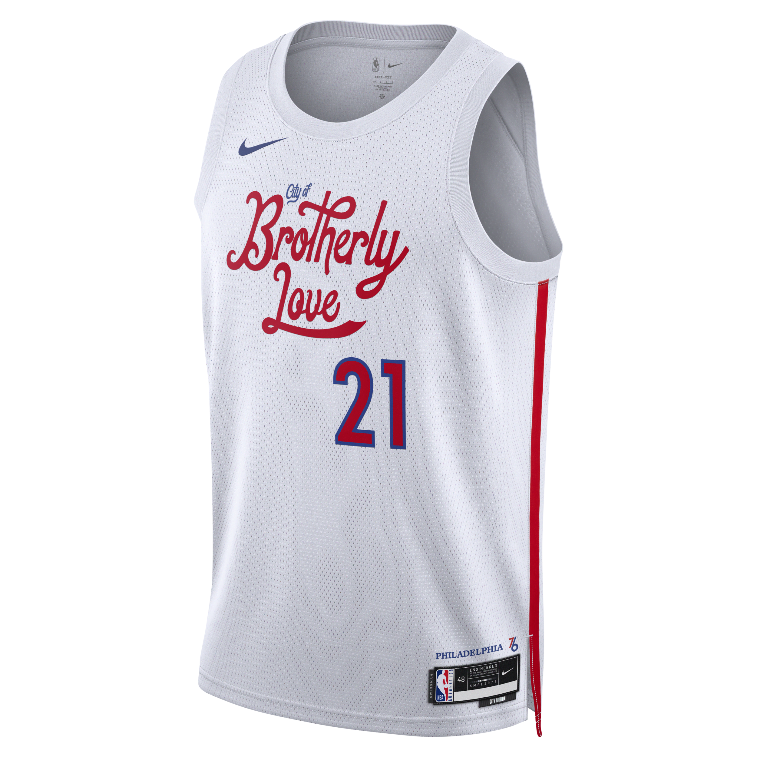 Koszulka Nike Dri-FIT NBA Swingman Joel Embiid Philadelphia 76ers City Edition - Biel