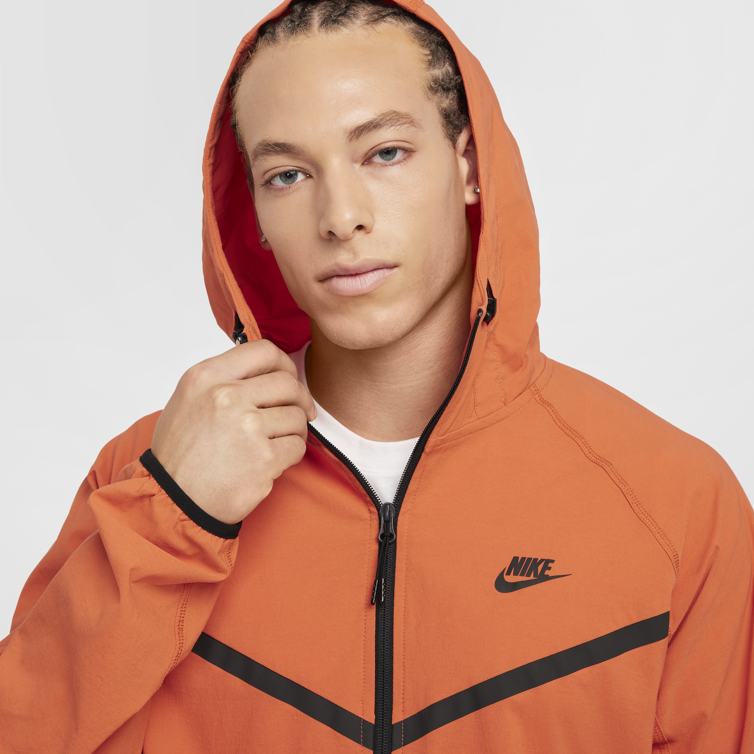 Veste tissée Nike Tech pour homme - Orange