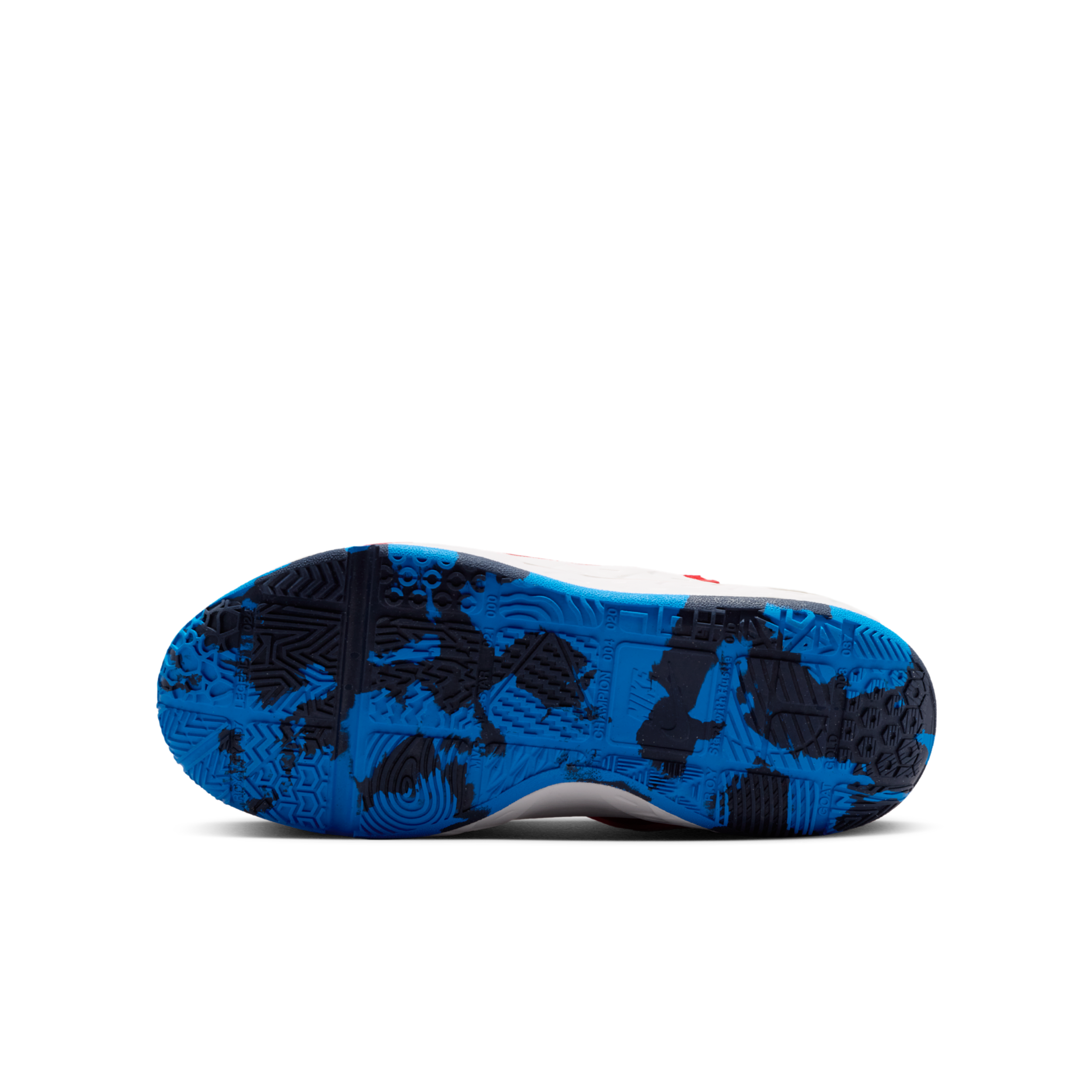 Chaussure de basket Nike Team Hustle D 12 pour ado - Bleu - HF6279-401