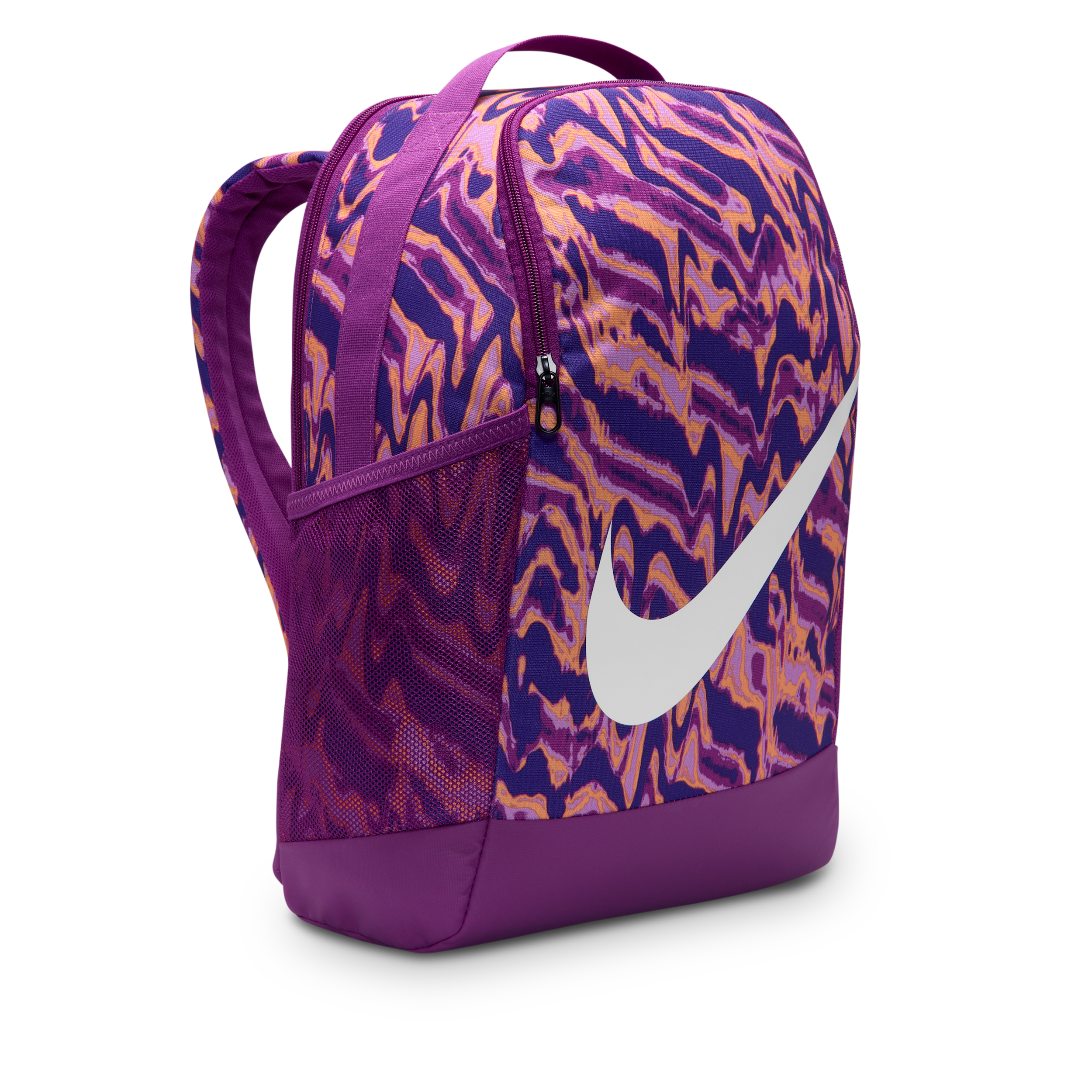 Thumbnail - Nike Brasilia Kinder-Rucksack (18 l) - Lila