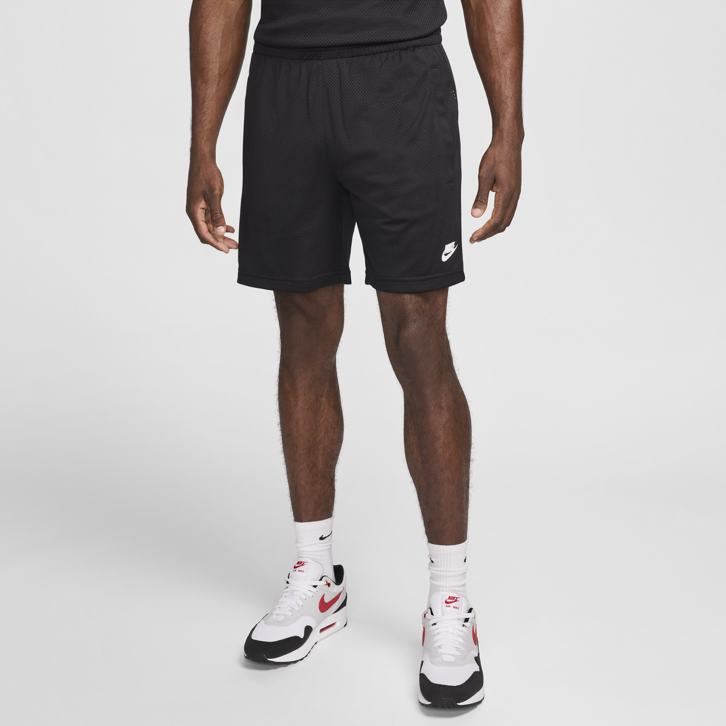 Nike Sportswear mesh shorts met Dri-FIT voor heren Zwart