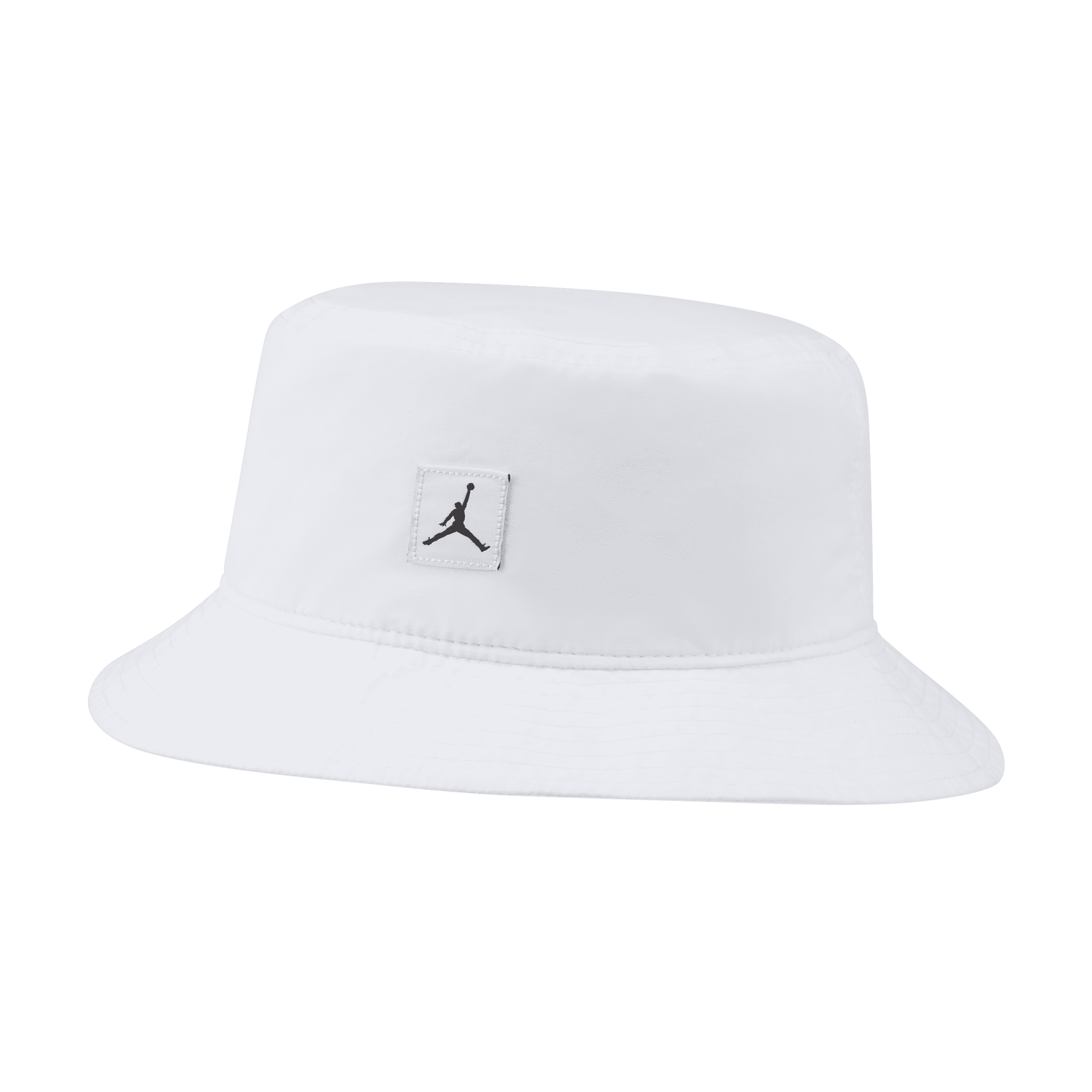 Jordan Jumpman gewaschener Bucket Hat – Weiß