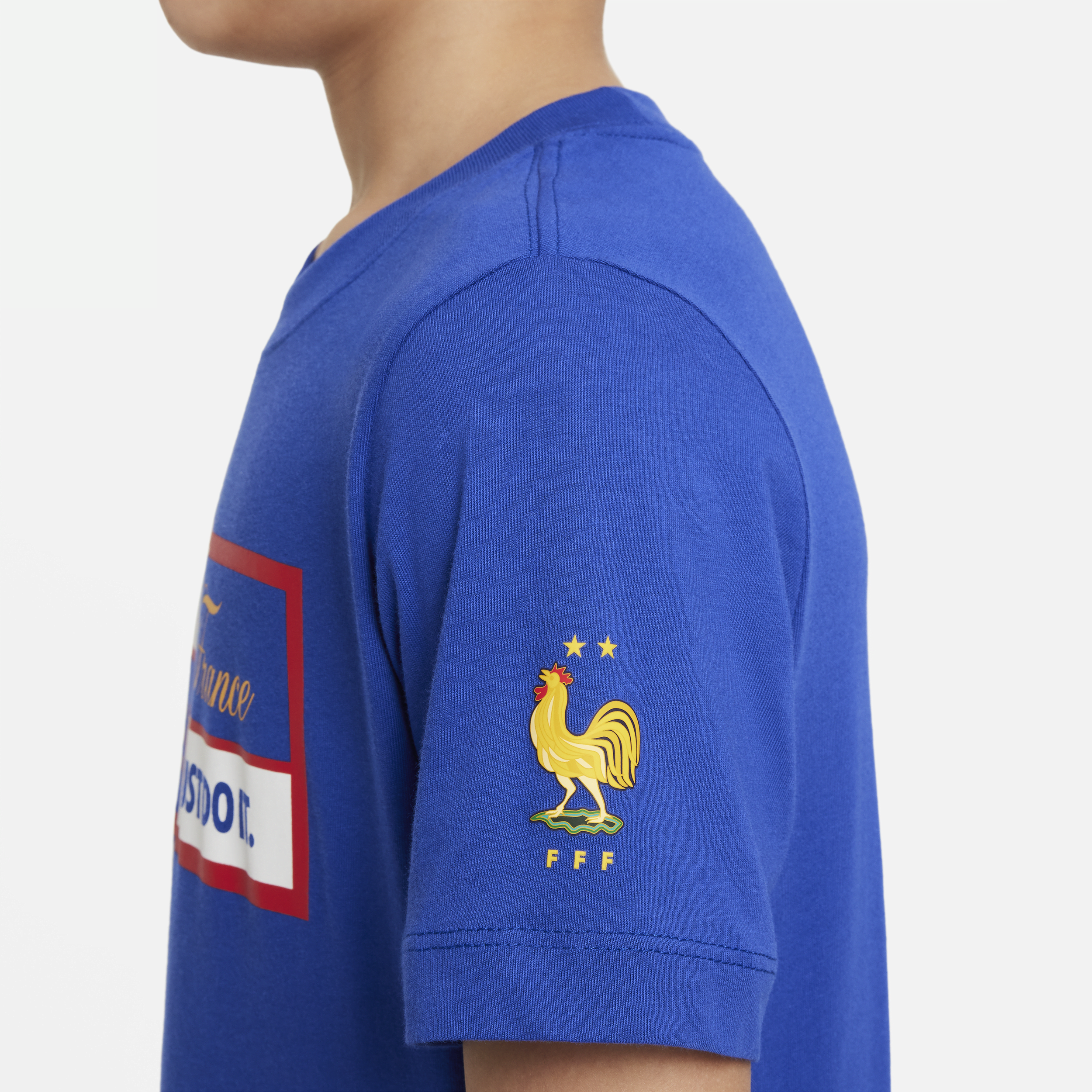 Nike FFF voetbalshirt voor kids Blauw