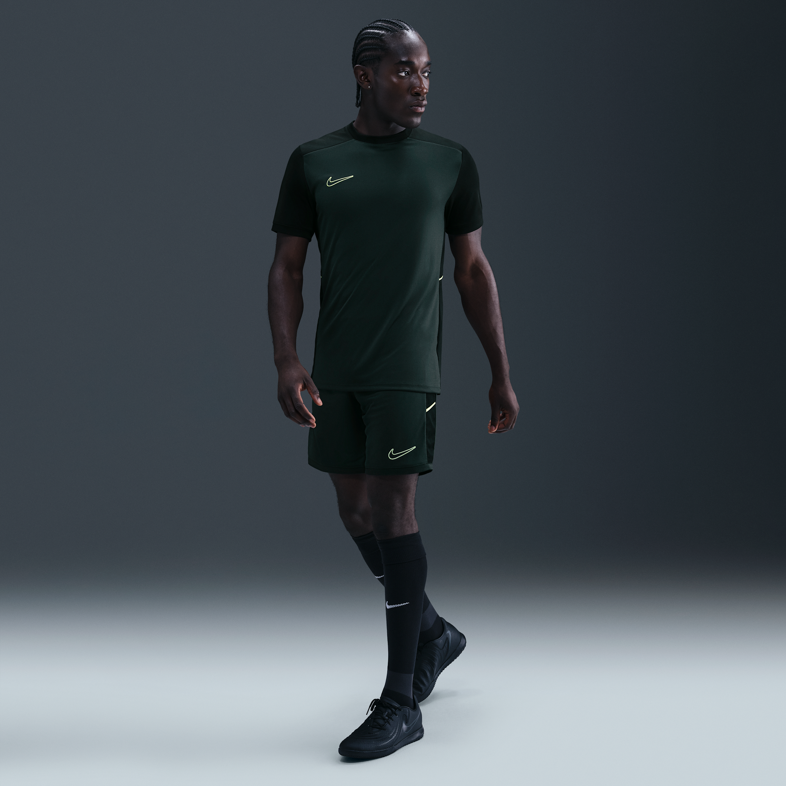 Thumbnail - Nike Academy Dri-FIT Fußballhose für Herren - Grün