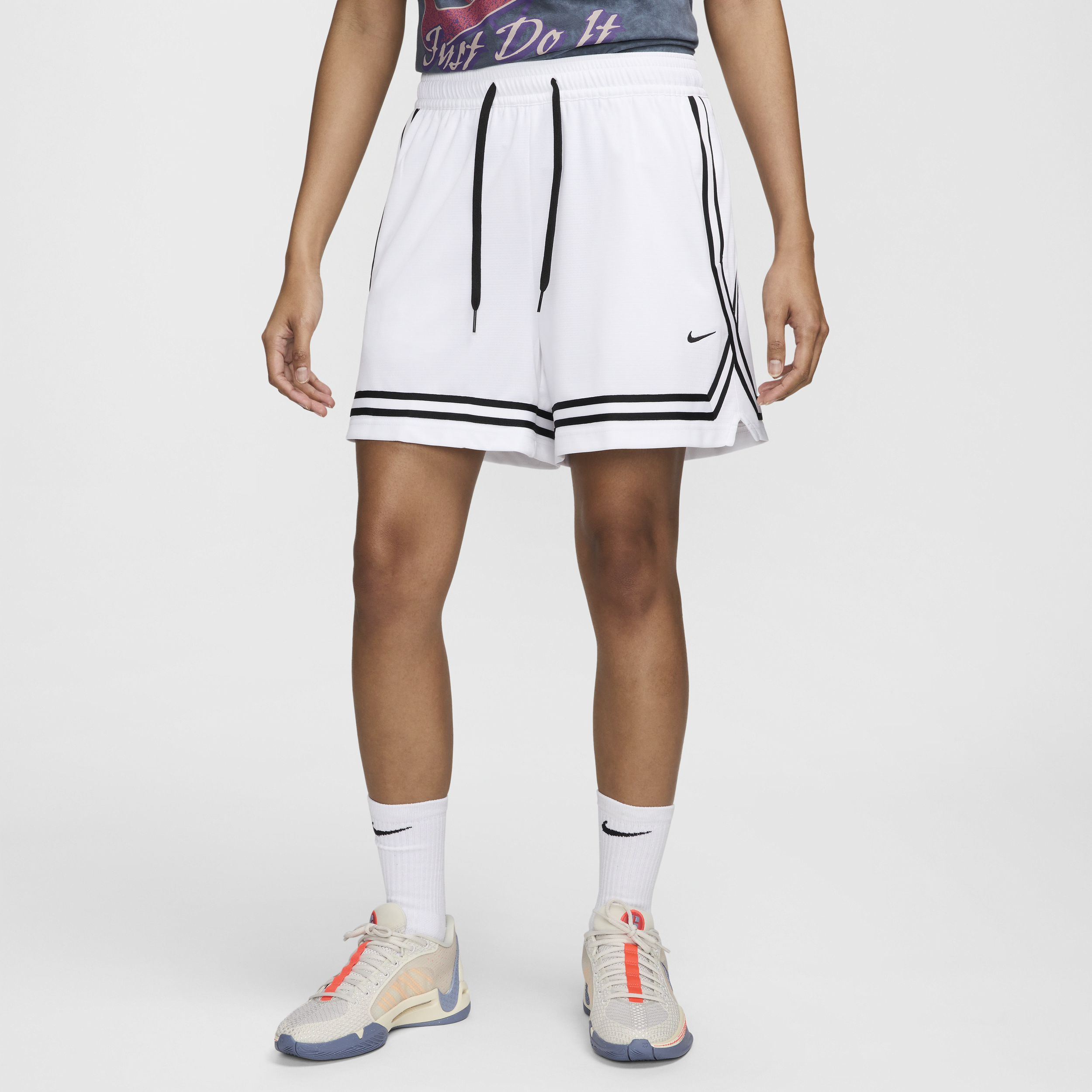 Nike Crossover Women's Dri-FIT 12.5cm (approx.) Basketball Shorts - White