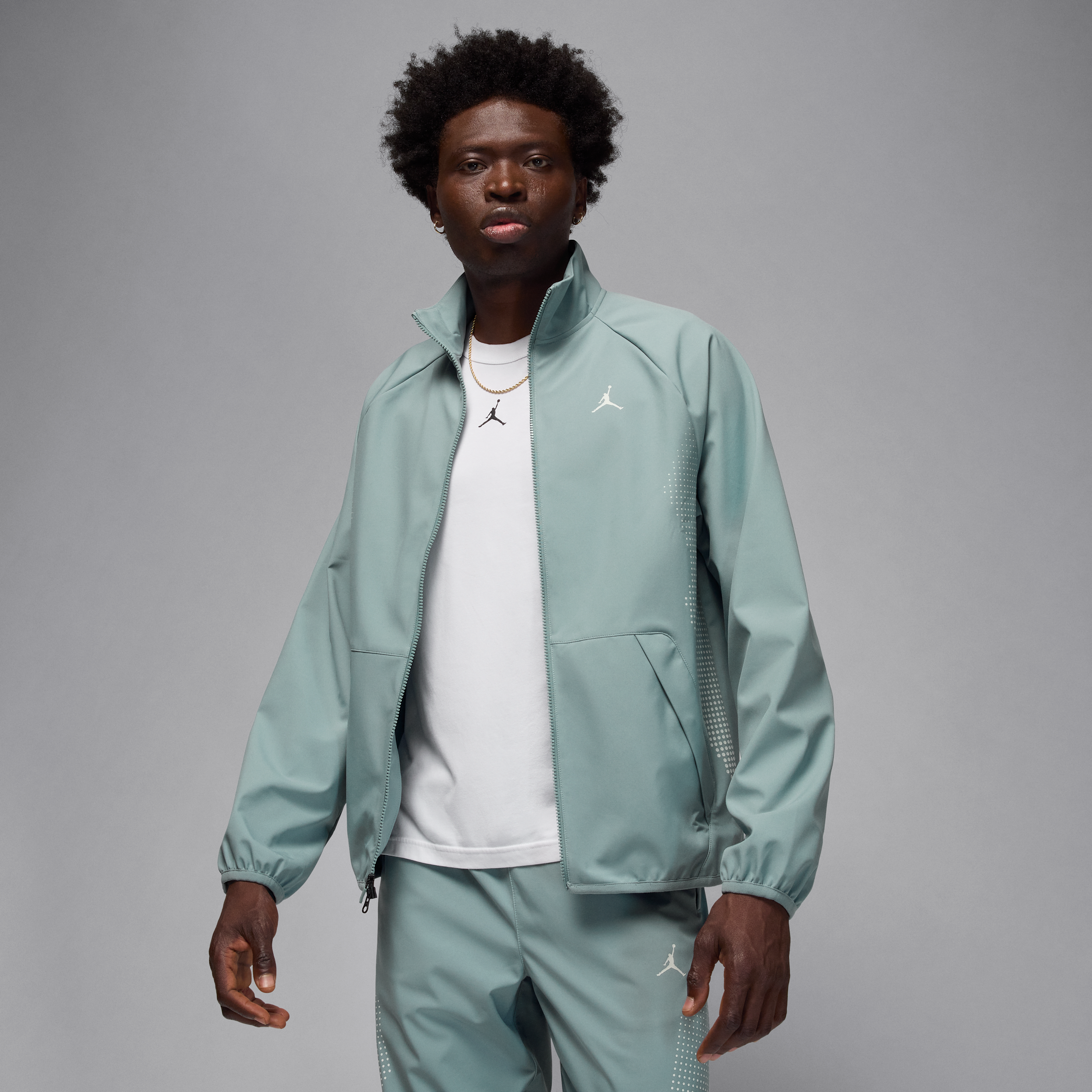 Thumbnail - Jordan Sport JAM Warm-up-Jacke (Herren) - Grau