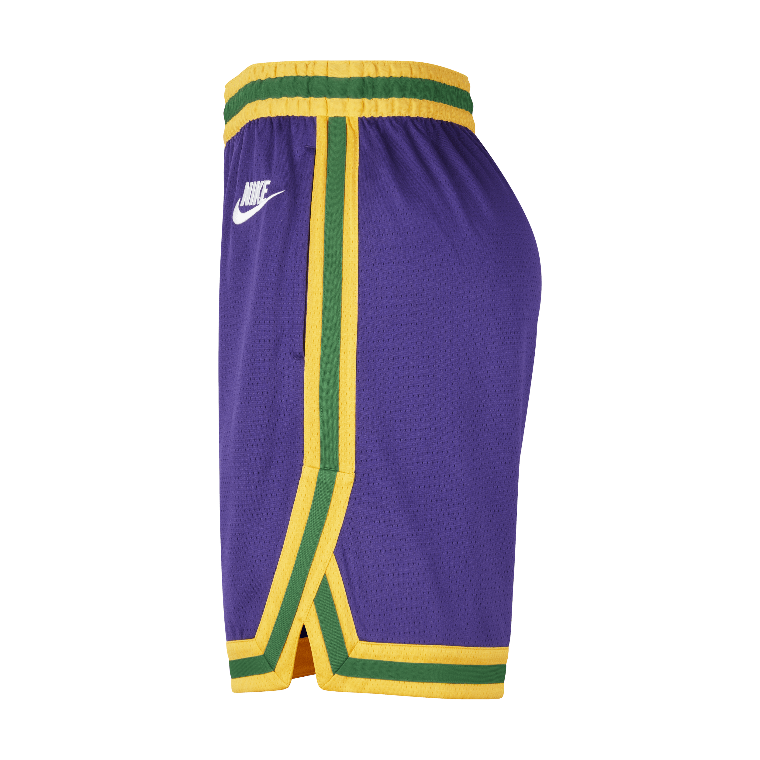 Nike Utah Jazz Hardwood Classics 2023 24 Swingman Dri-FIT NBA-herenshorts Paars
