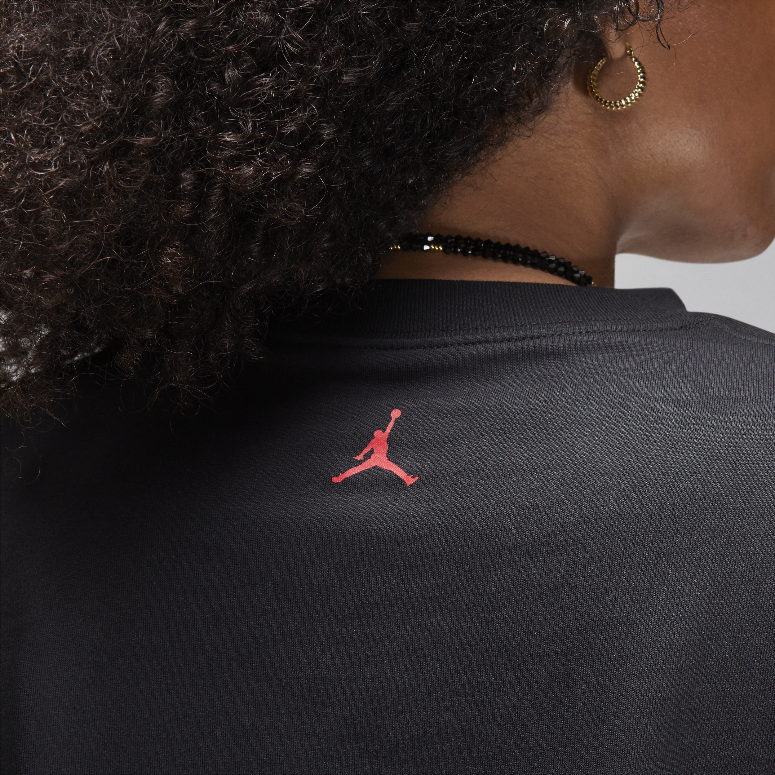 Jordan T-shirt met graphic voor dames Zwart