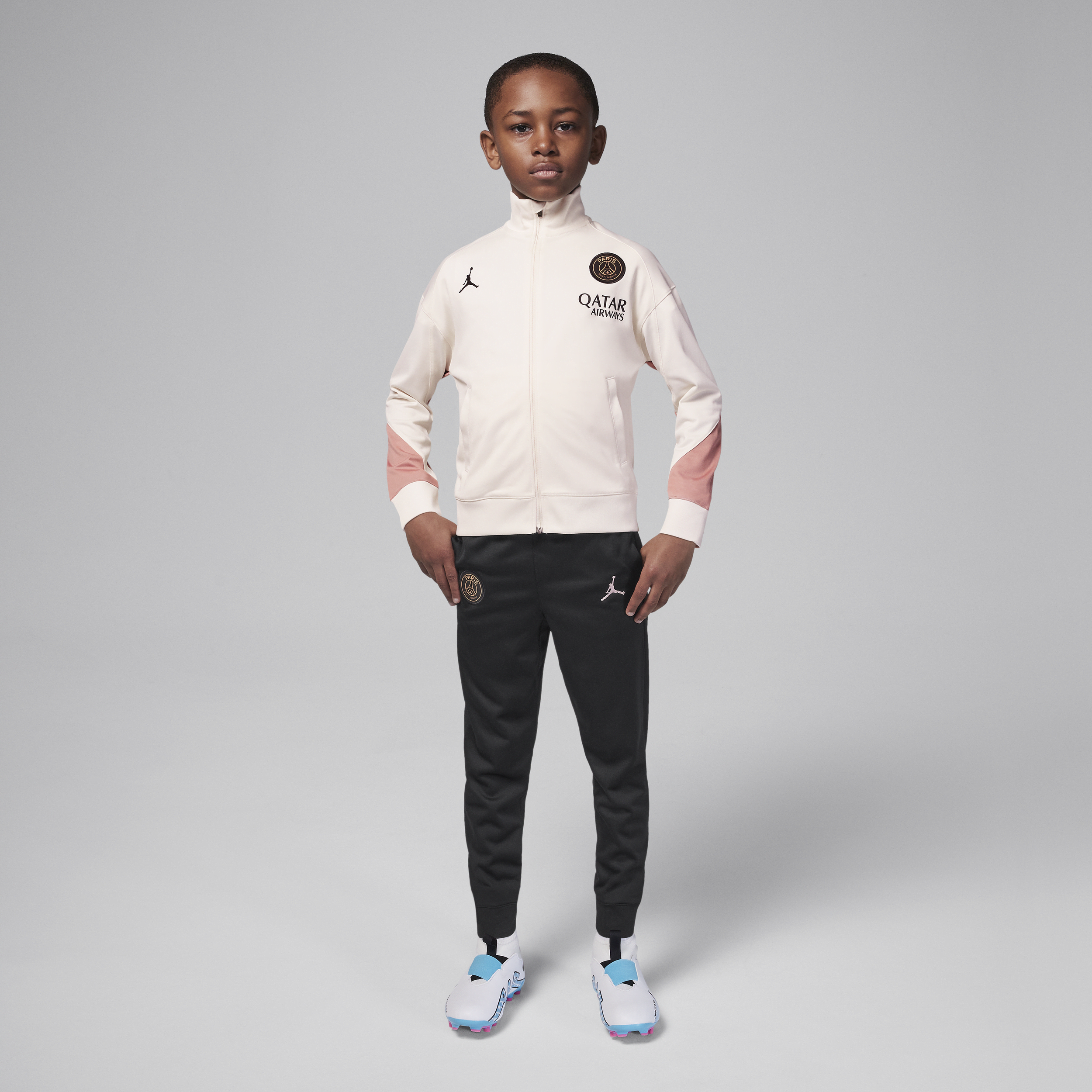 Survêtement de foot en maille Jordan Dri-FIT Paris Saint-Germain Strike 3e tenue pour enfant - Marro