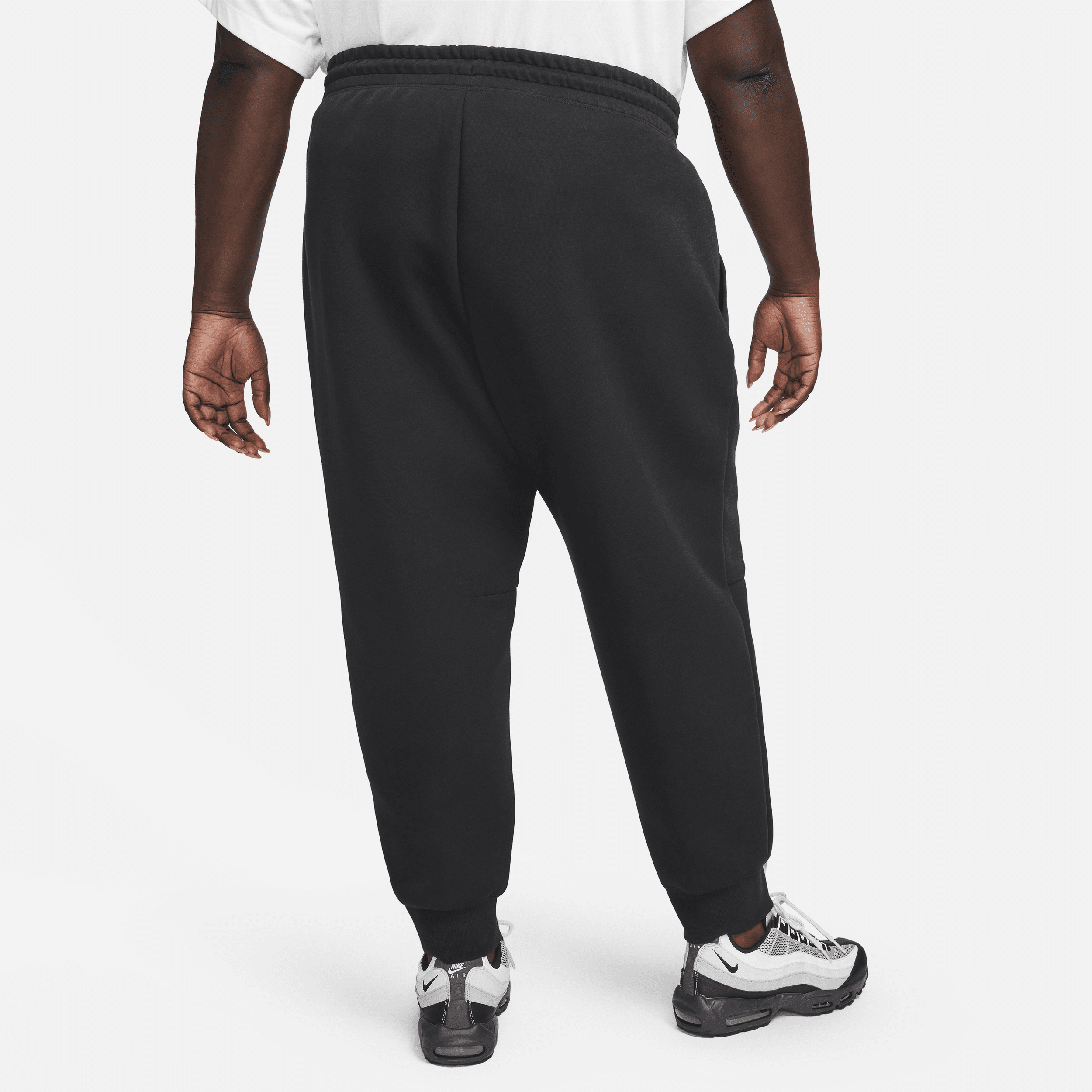 Pantalon de jogging taille mi-haute Nike Sportswear Tech Fleece pour femme - Noir