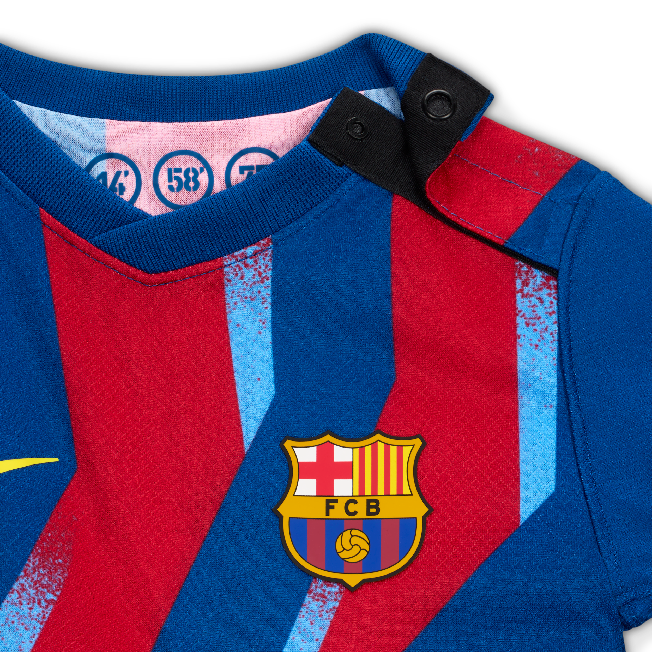 Thumbnail - FC Barcelona 2025/26 Stadium Fourth Nike Replika dreiteiliges Fußball Set (Babys und Kleinkinder) - Blau