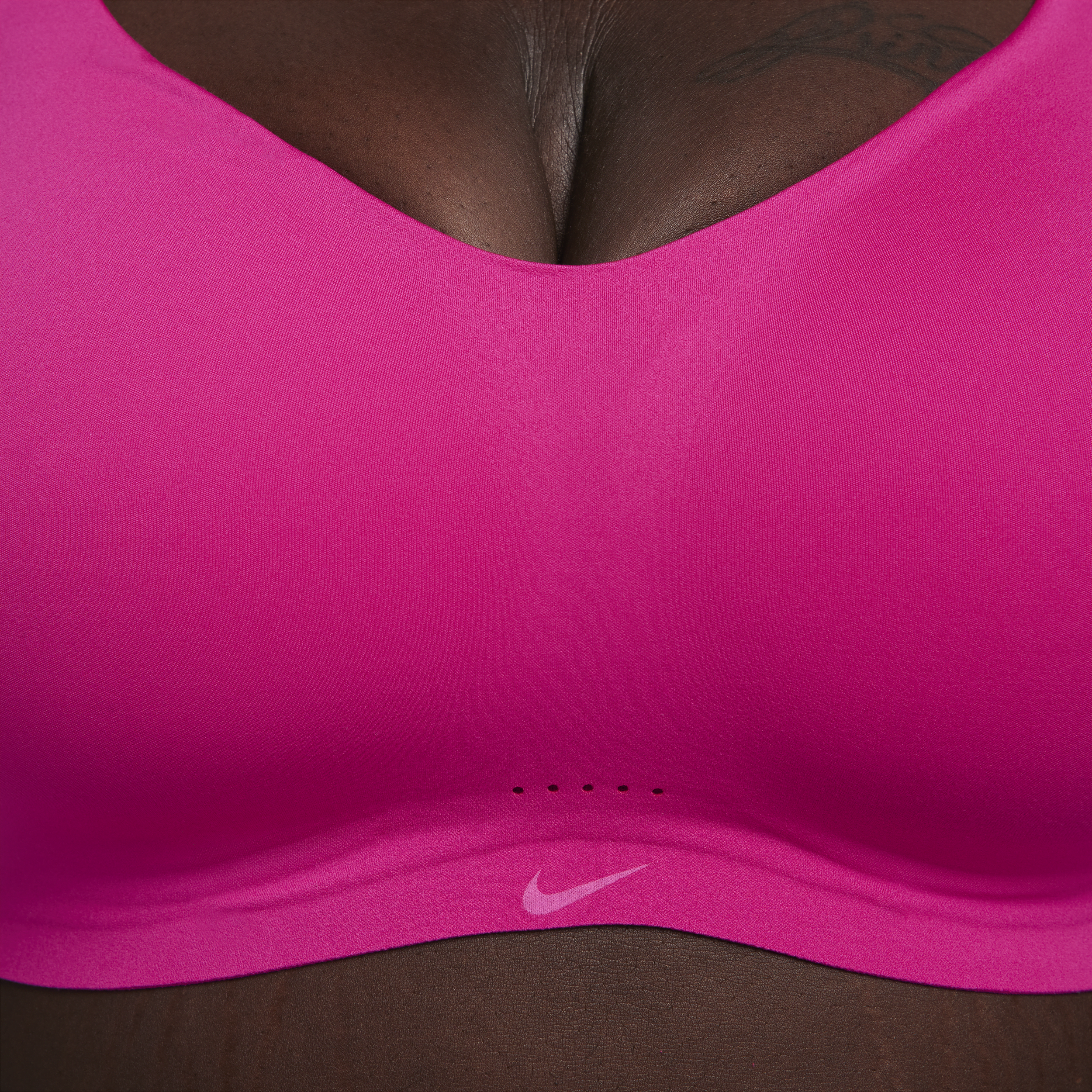 Nike Alate Minimalist Padded sport-bh met lichte ondersteuning Roze