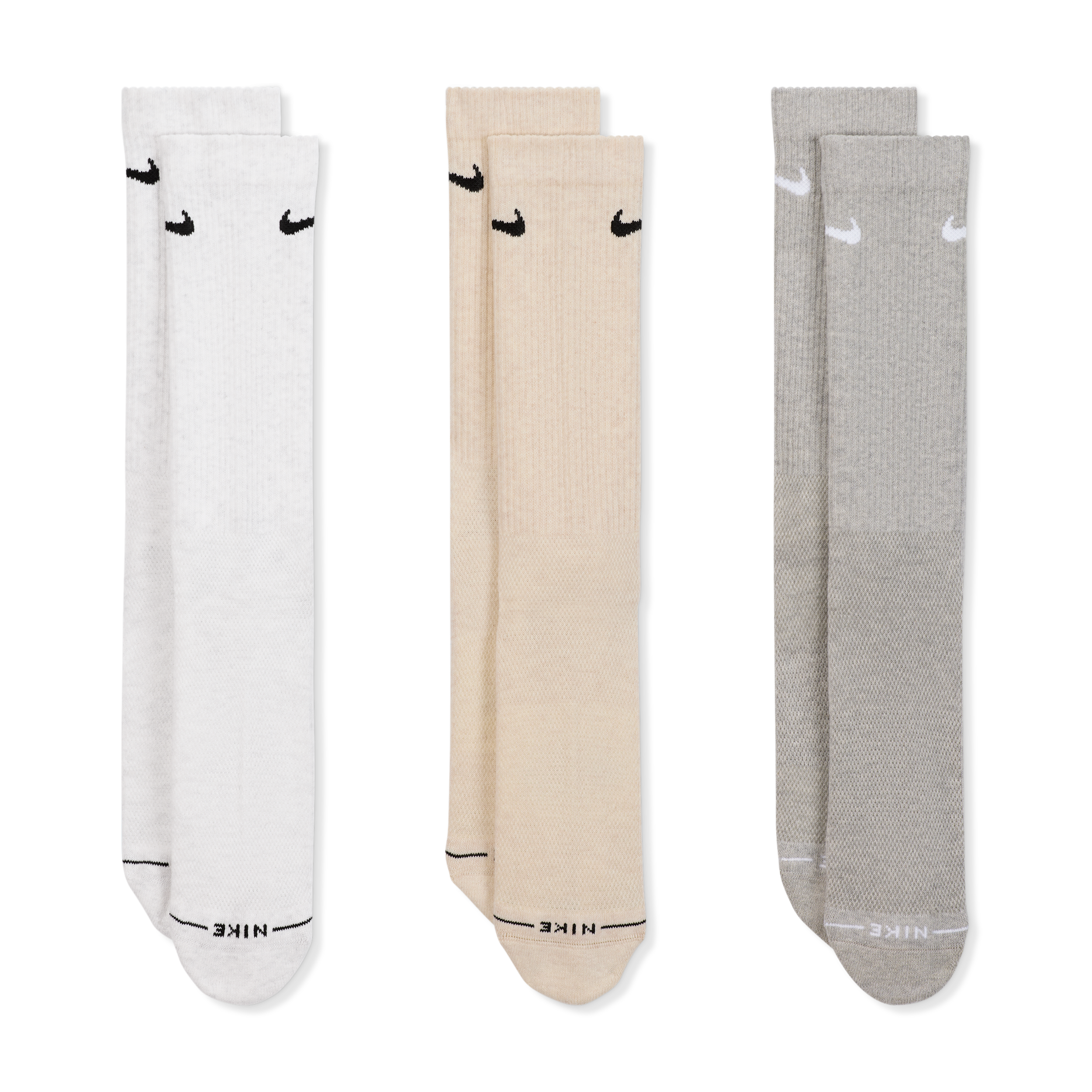 Thumbnail - Nike Everyday Elevated Crew-Socken (3 Paar) - Weiß