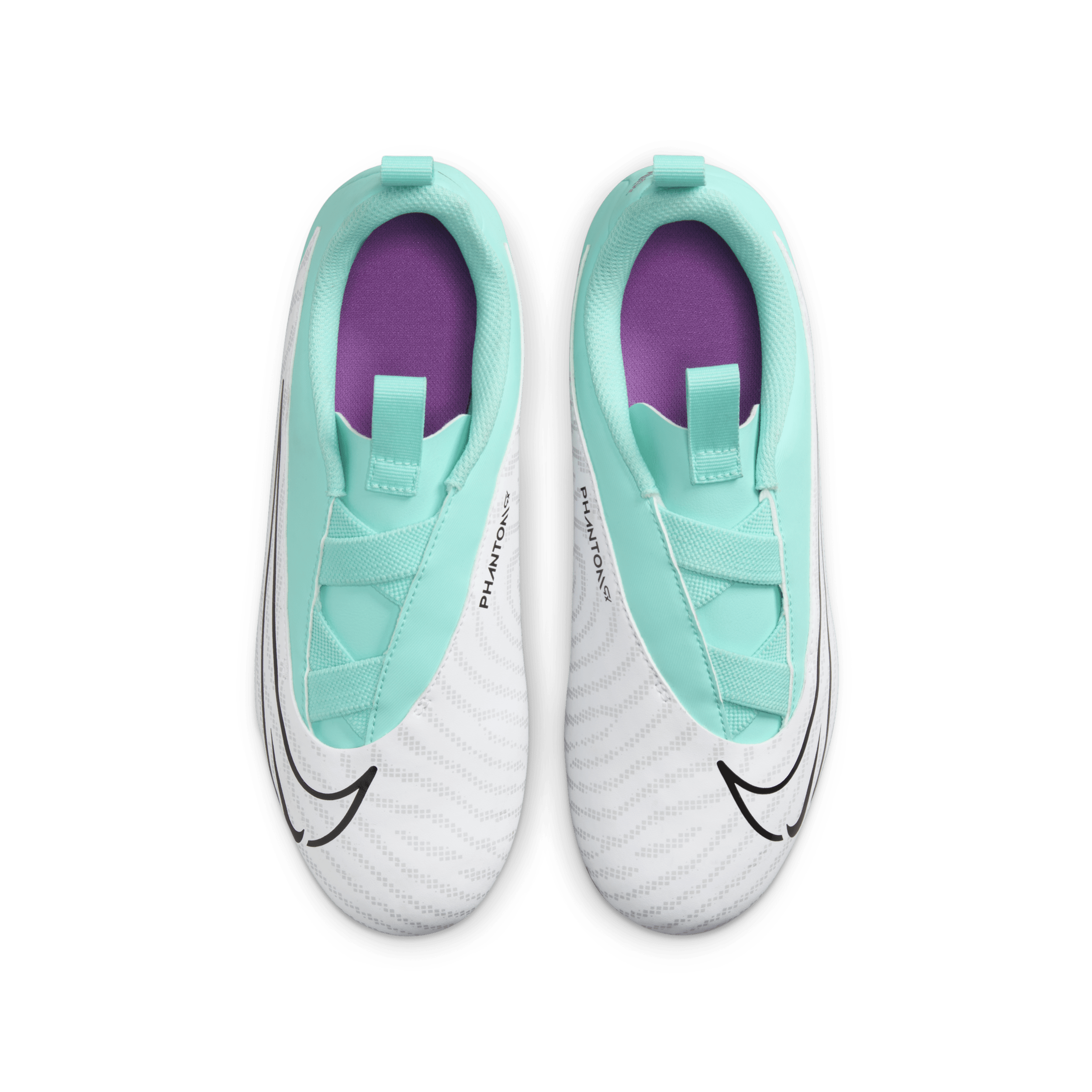 Nike Jr. Phantom GX Academy low top voetbalschoenen voor kids (meerdere ondergronden) Groen
