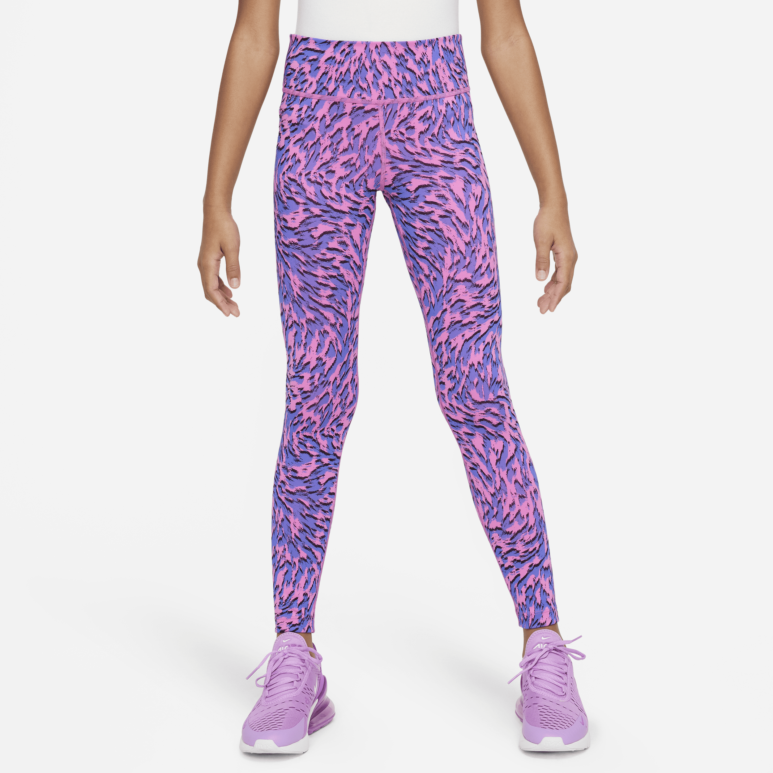 Nike One legging met Dri-FIT voor meisjes Rood