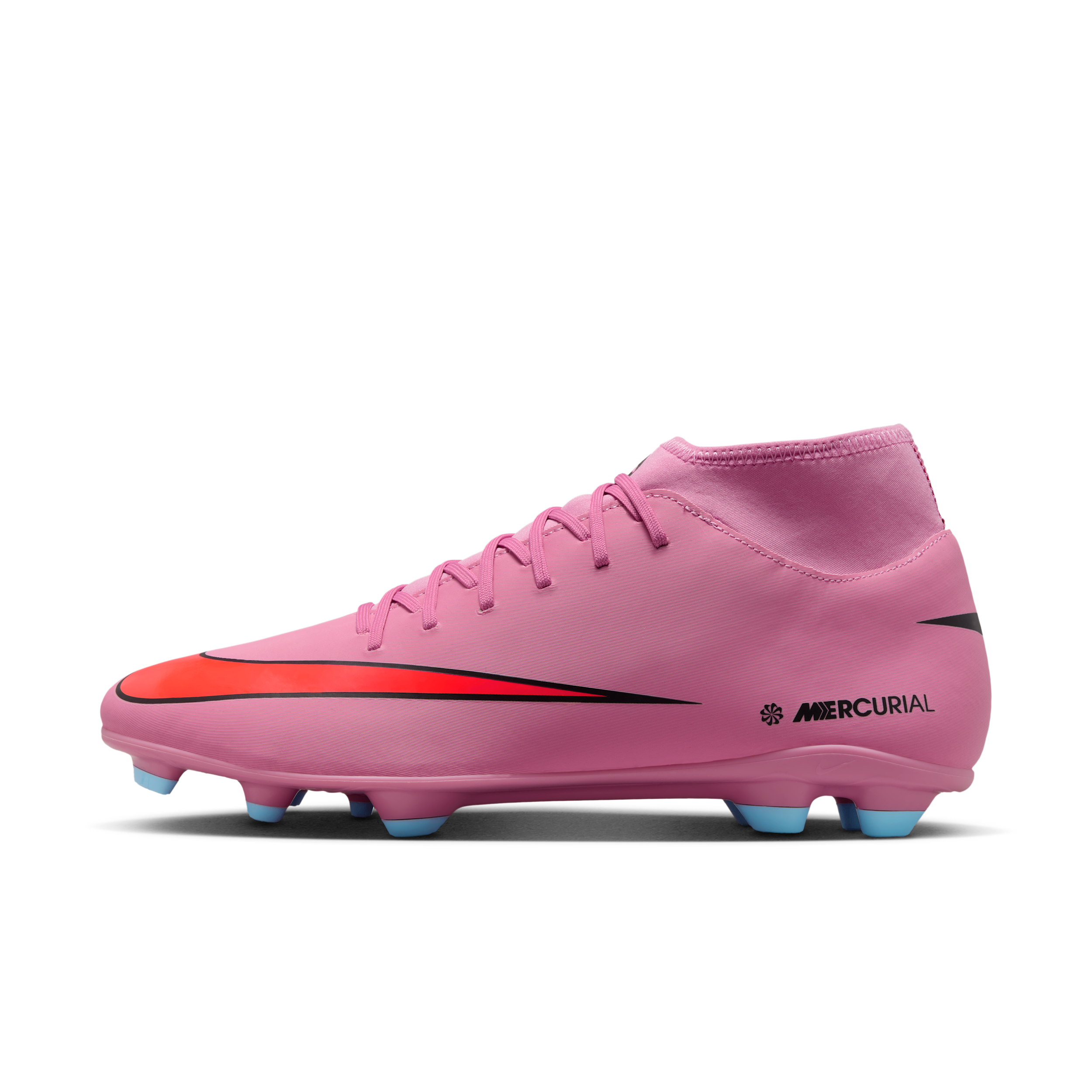 Thumbnail - Nike Mercurial Superfly 10 Club High-Top-Fußballschuh für verschiedene Böden - Pink