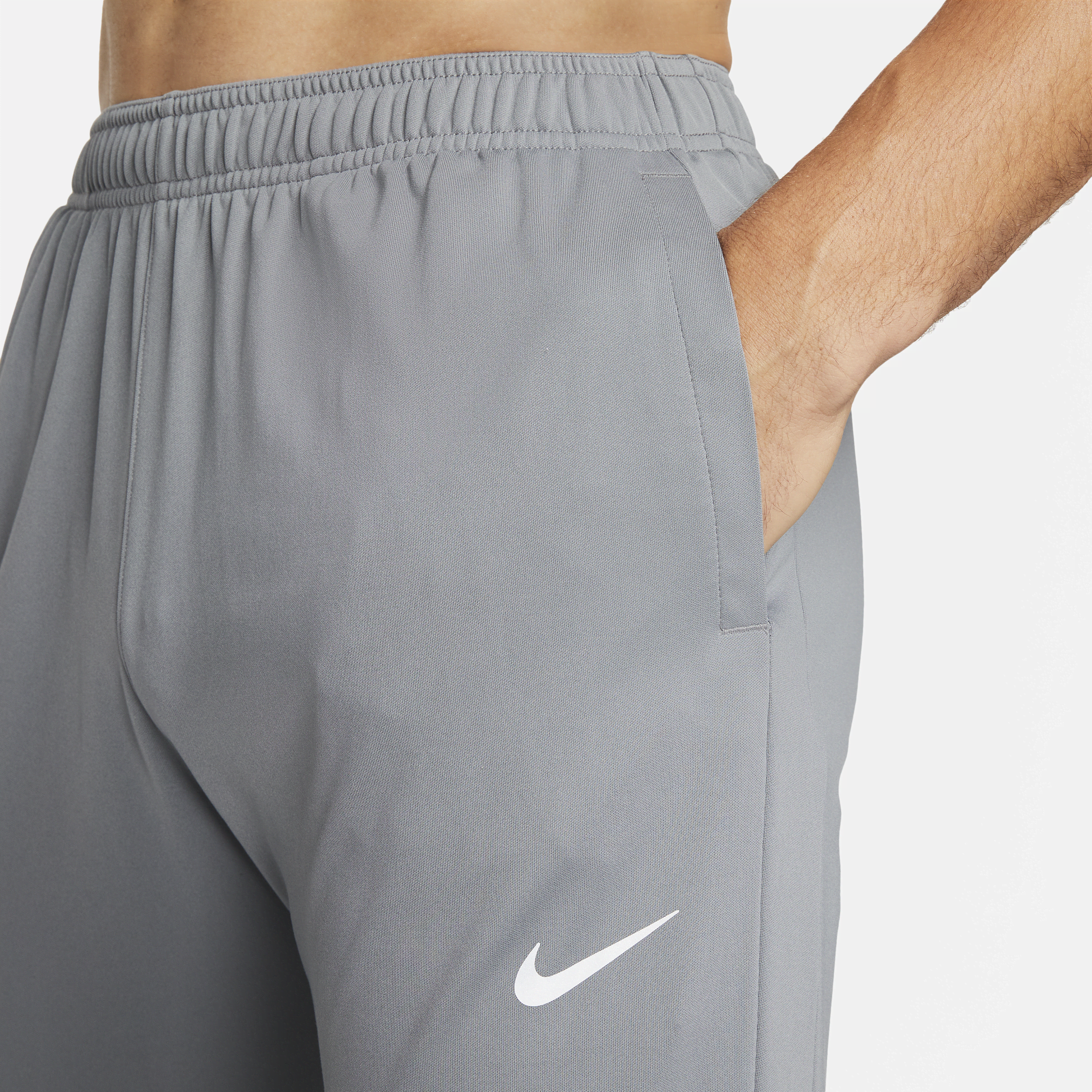 Pantalon de running en maille Nike Dri-FIT Challenger pour Homme - Gris