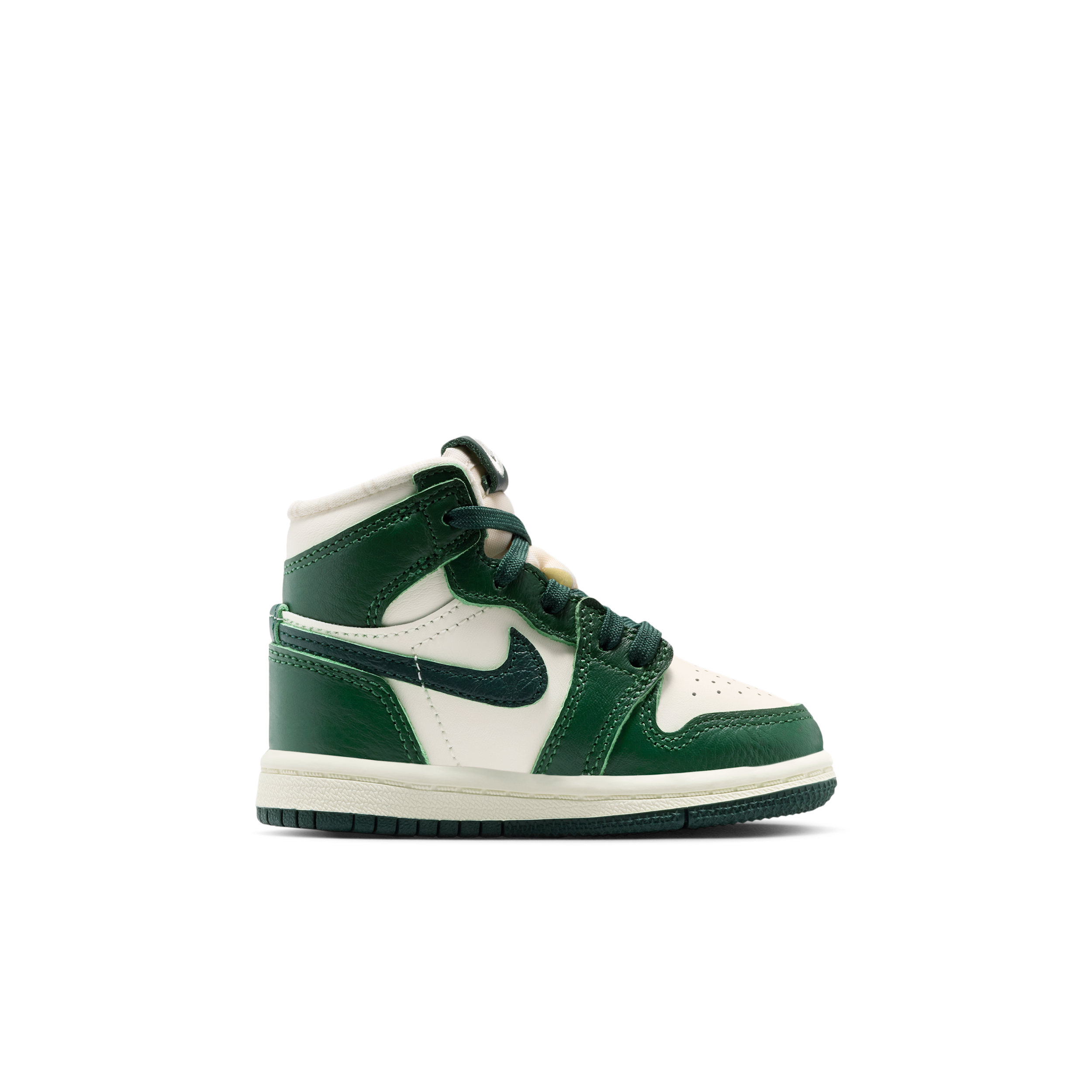 Thumbnail - Jordan 1 Retro High OG "Pro Green" Baby-/Kleinkindschuhe - Braun