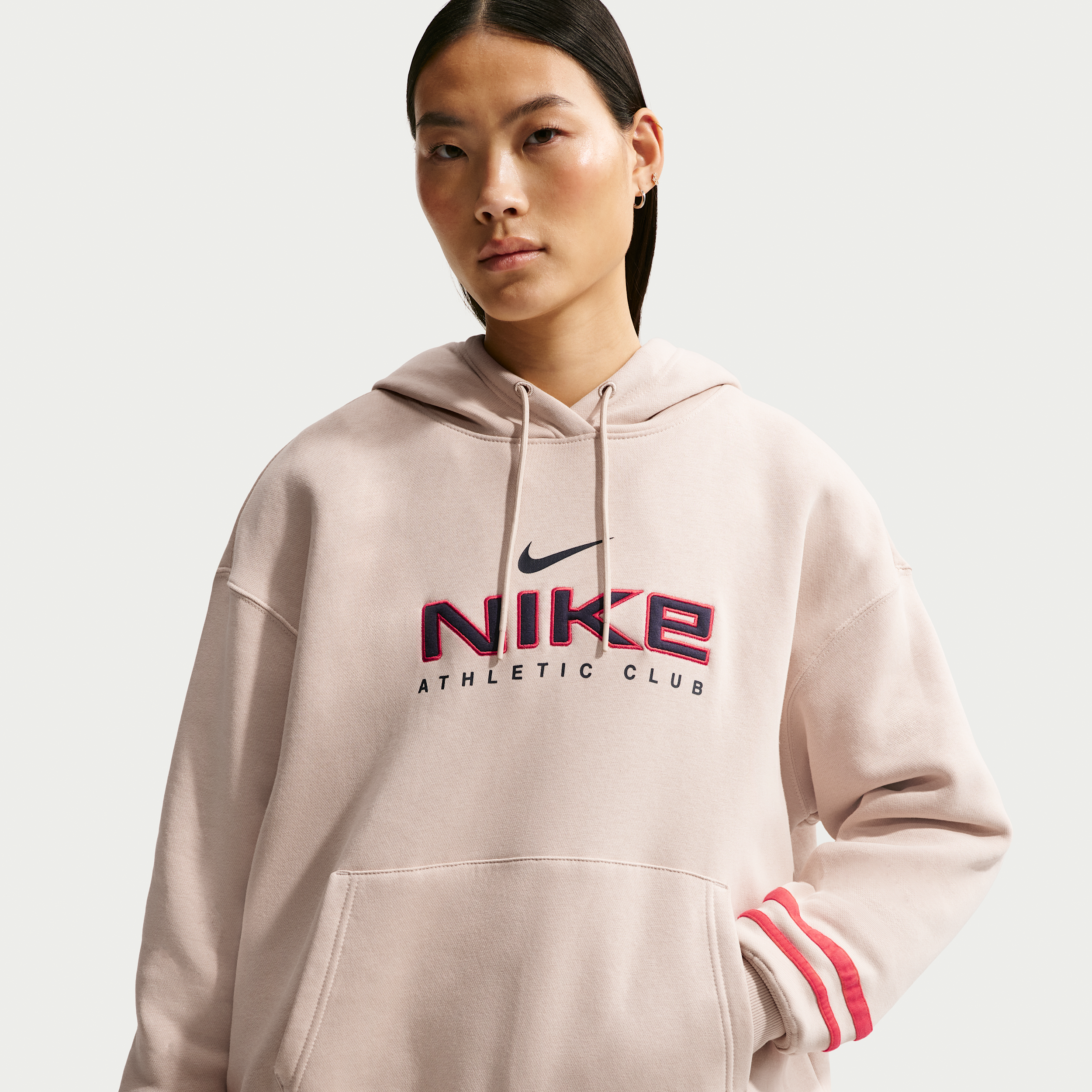 Thumbnail - Nike Phoenix Fleece Oversize-Hoodie für Damen - Braun