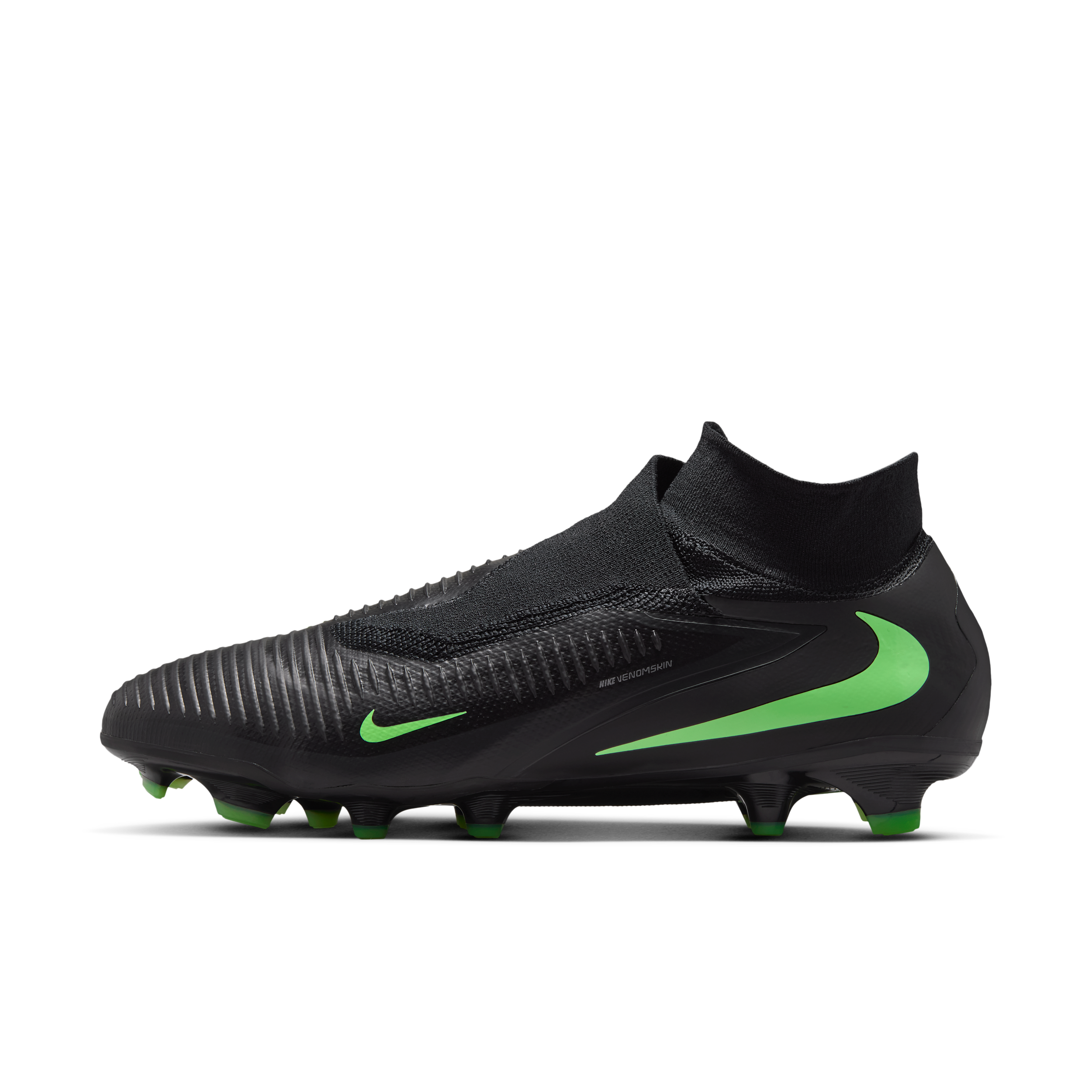 Korki piłkarskie na twardą murawę Nike Phantom 6 High Pro - Czerń