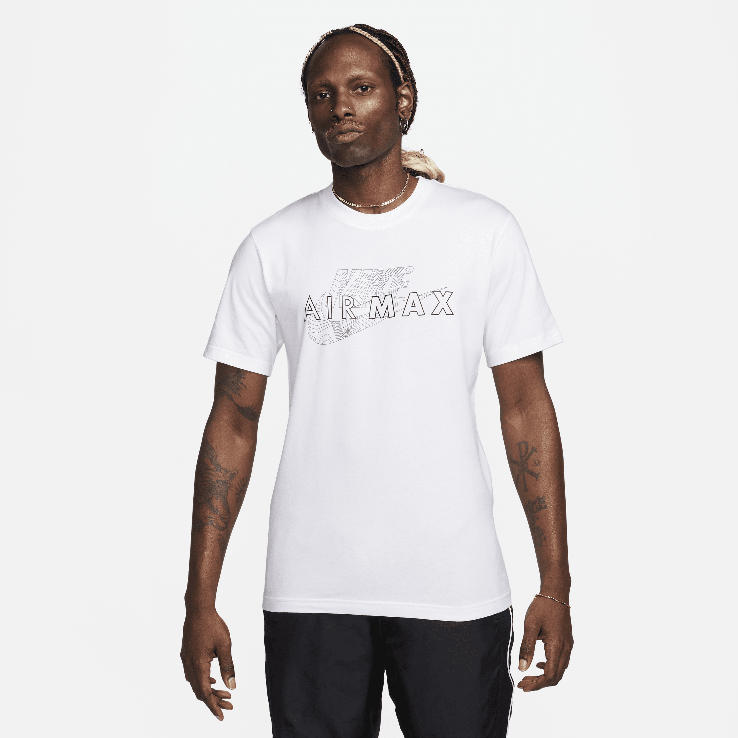 Nike Air Max T-shirt met korte mouwen voor heren Wit