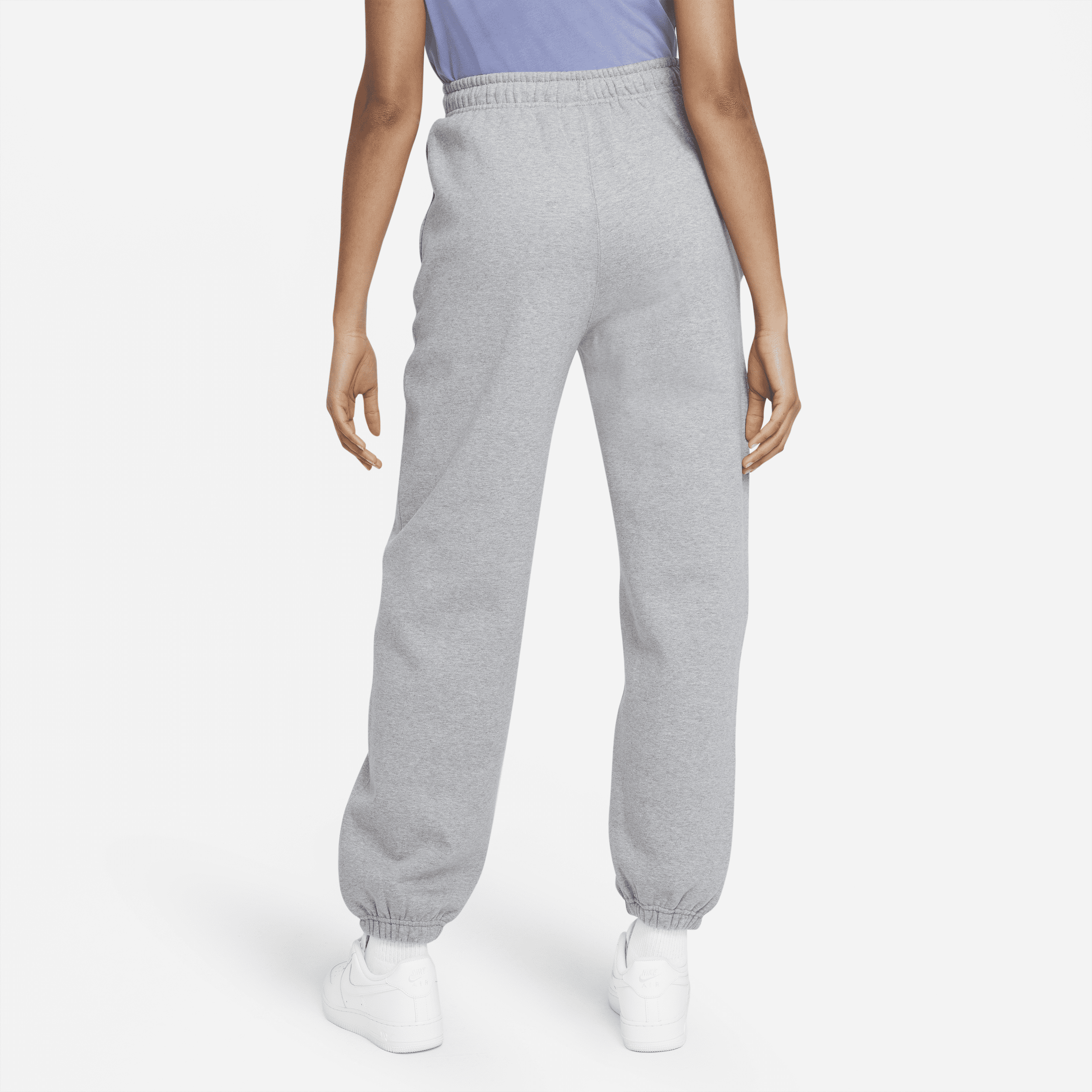 Pantalon en tissu Fleece Nike Solo Swoosh pour Femme - Gris