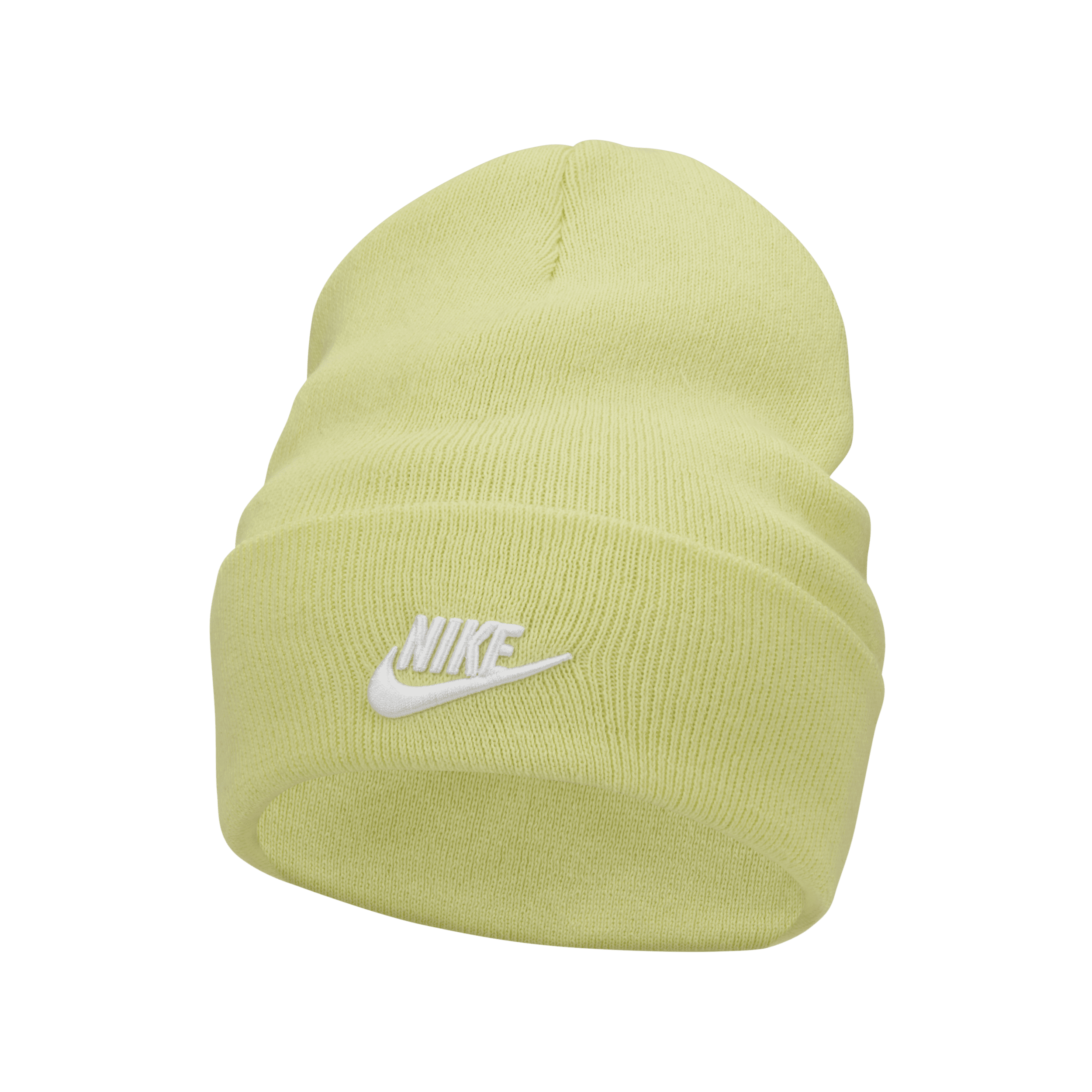 Nike Peak Futura beanie met hoge omslag Groen