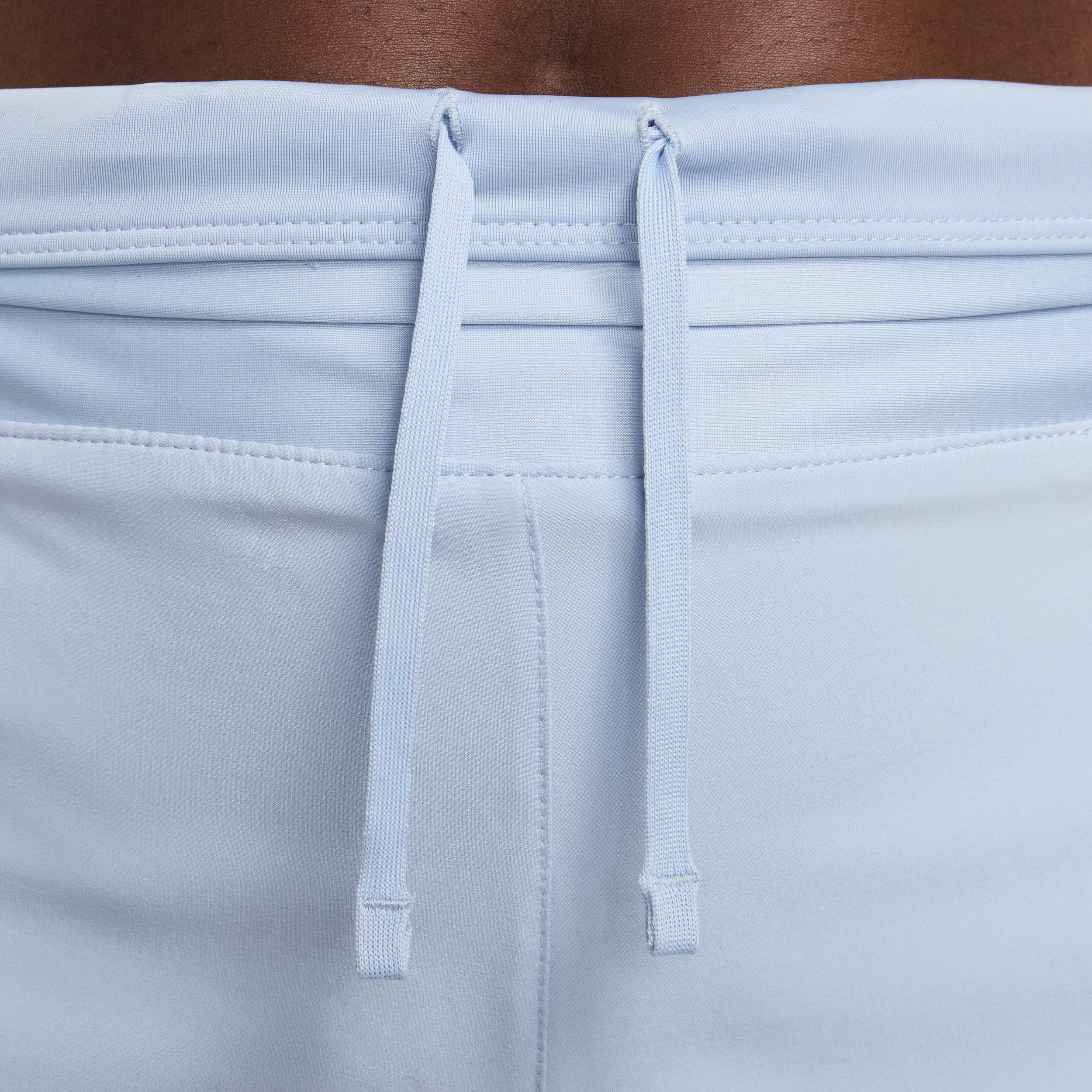 Nike Dri-FIT Swift 2-in-1 hardloopshorts met halfhoge taille en zakken voor dames (8 cm) Blauw