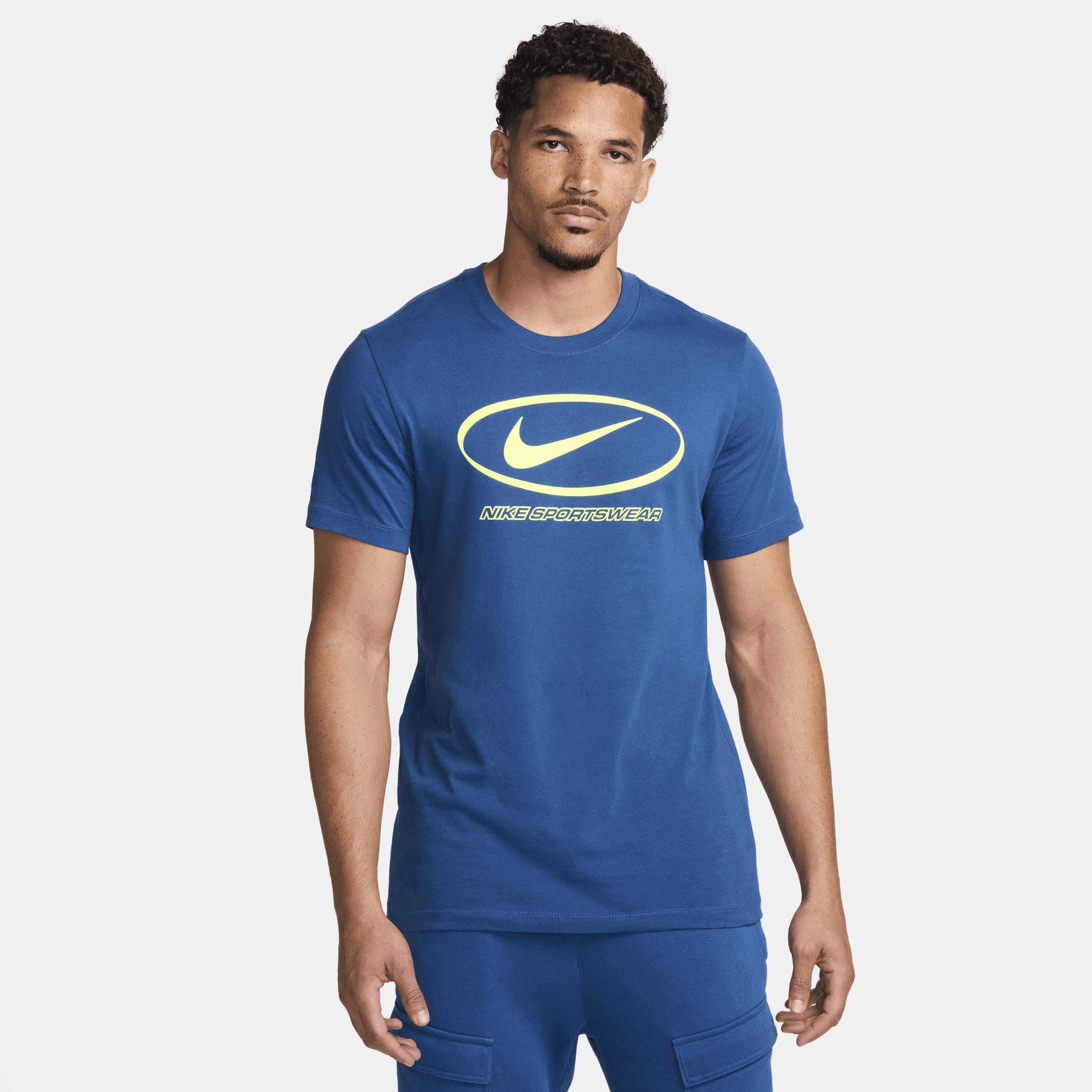 Nike Sportswear T-shirt met graphic voor heren Blauw