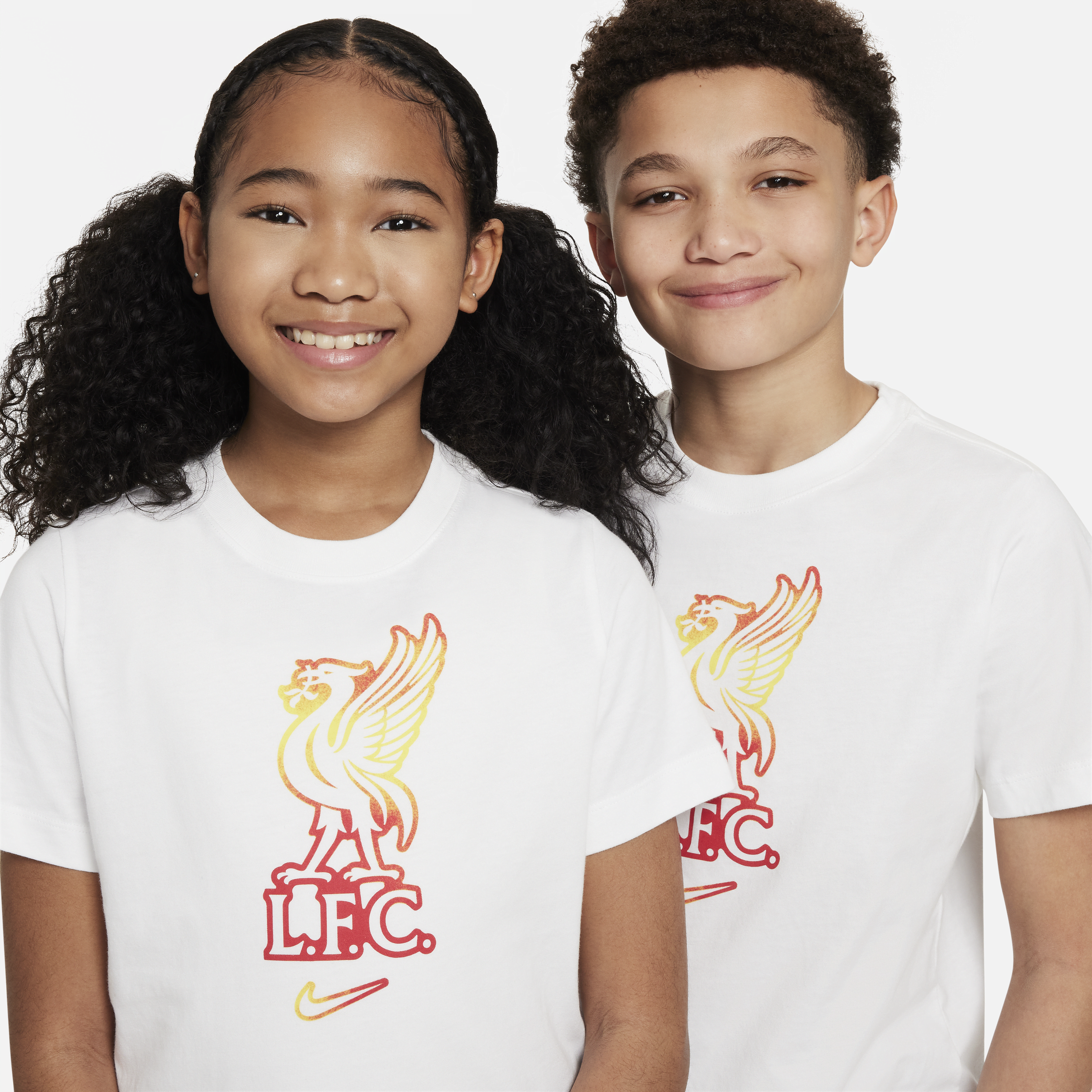 Nike Liverpool FC voetbalshirt voor kids Wit