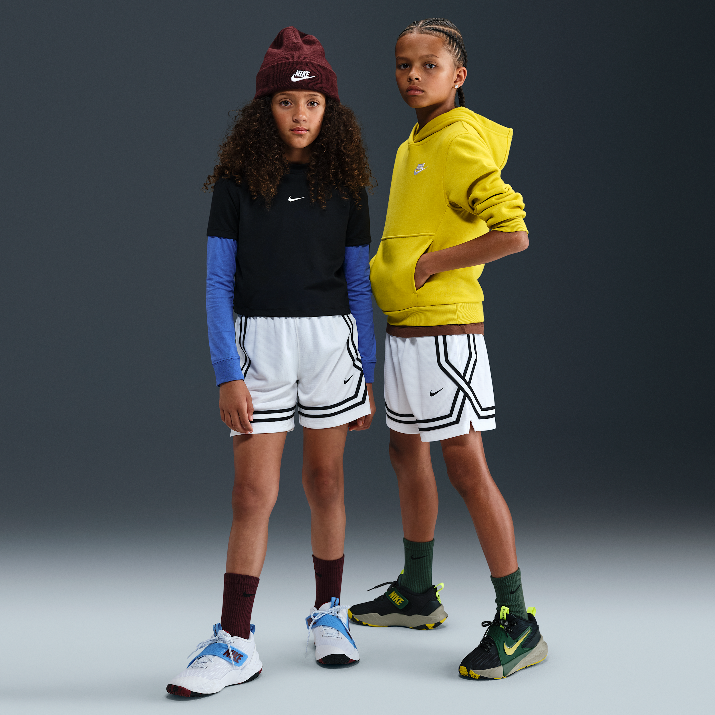 Nike Crossover Old Kids' Dri-FIT 12.5cm (approx.) Basketball Shorts - White