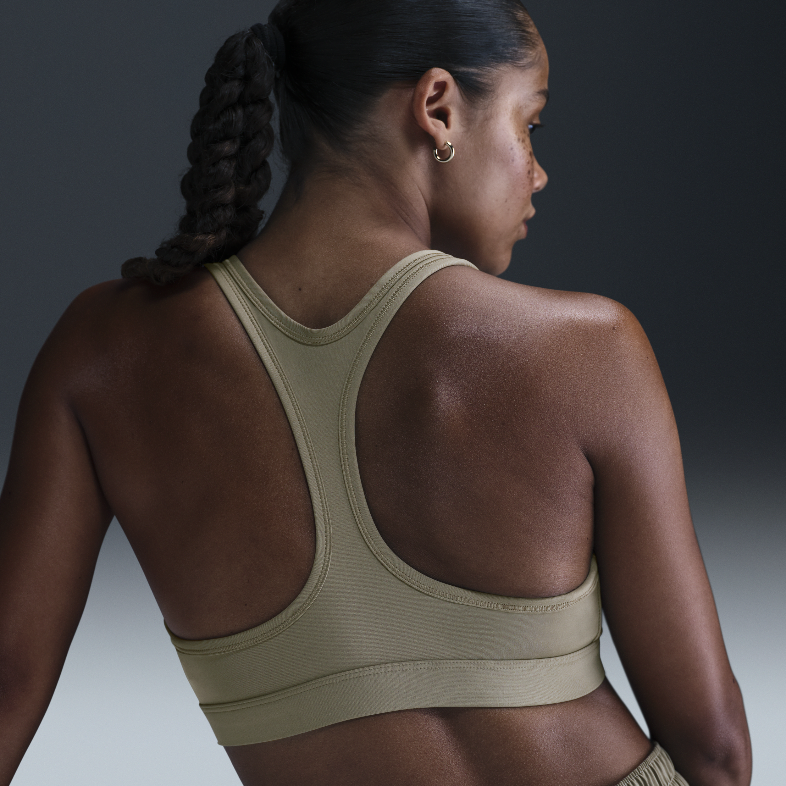 Brassière de sport à maintien léger Nike Swoosh Light Support pour femme - Vert