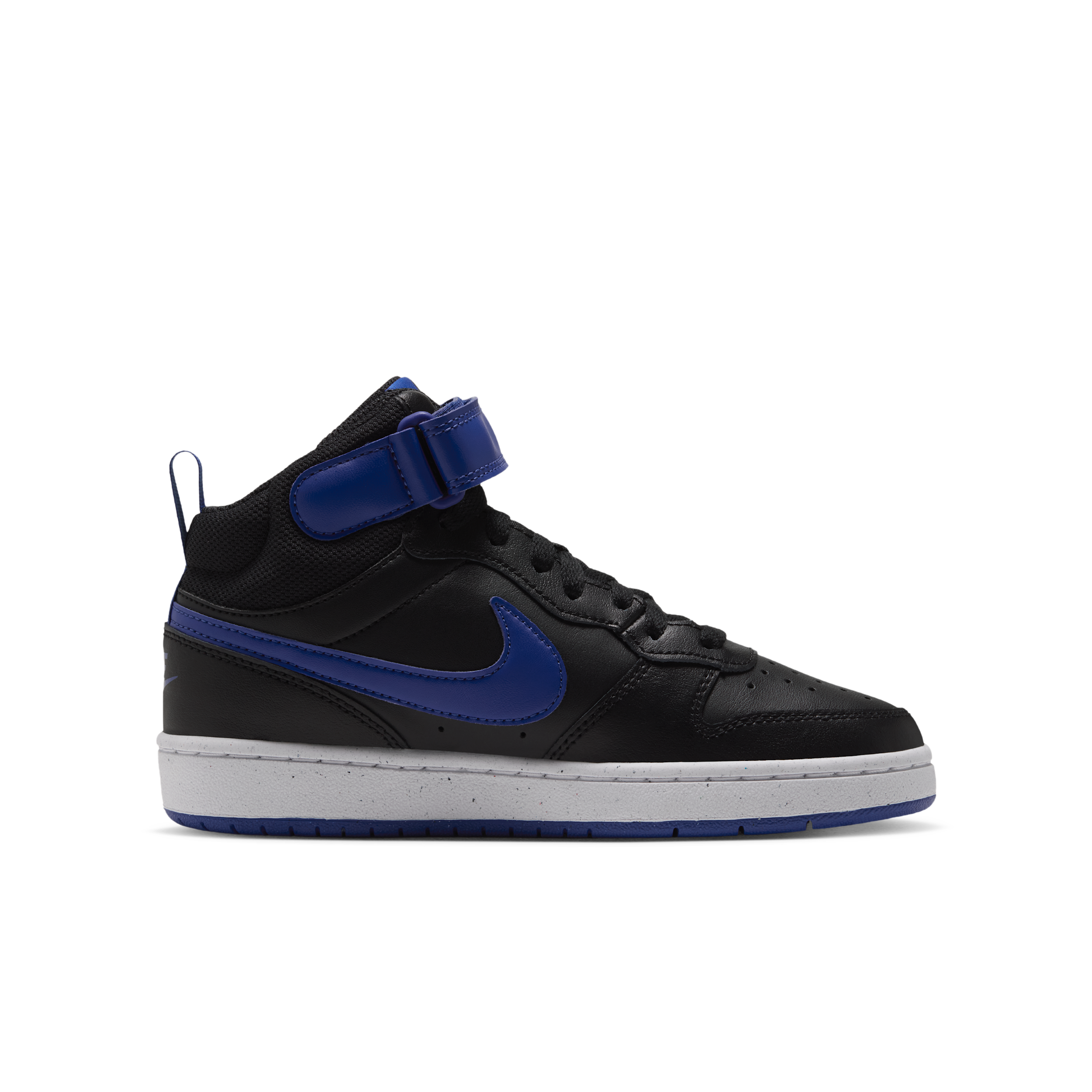 Nike Court Borough Mid 2 GS 'Black Game Royal' | Kid's Size 6 - CD7782-019