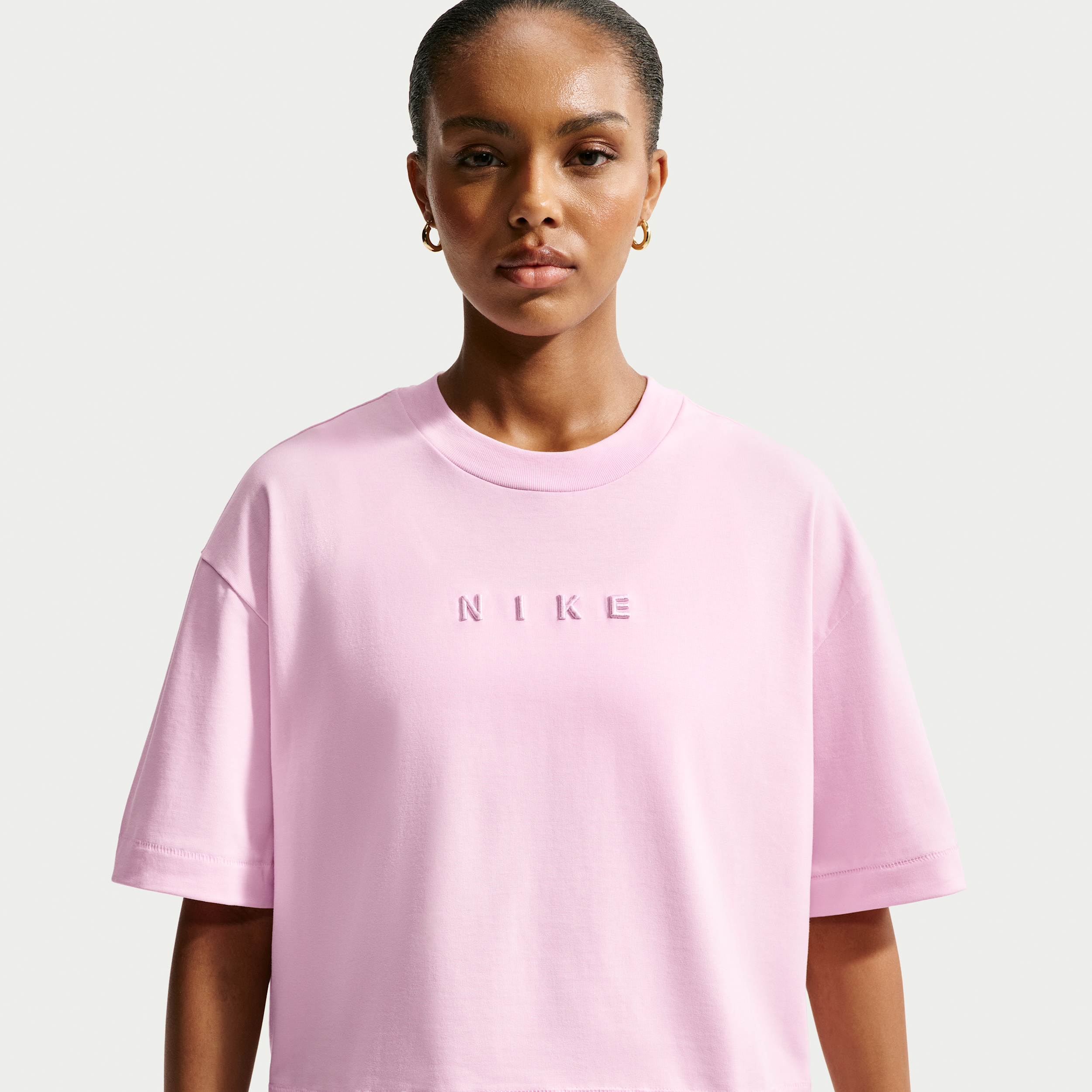 Thumbnail - Nike lockeres Kurzarm-T-Shirt (Damen) - Pink