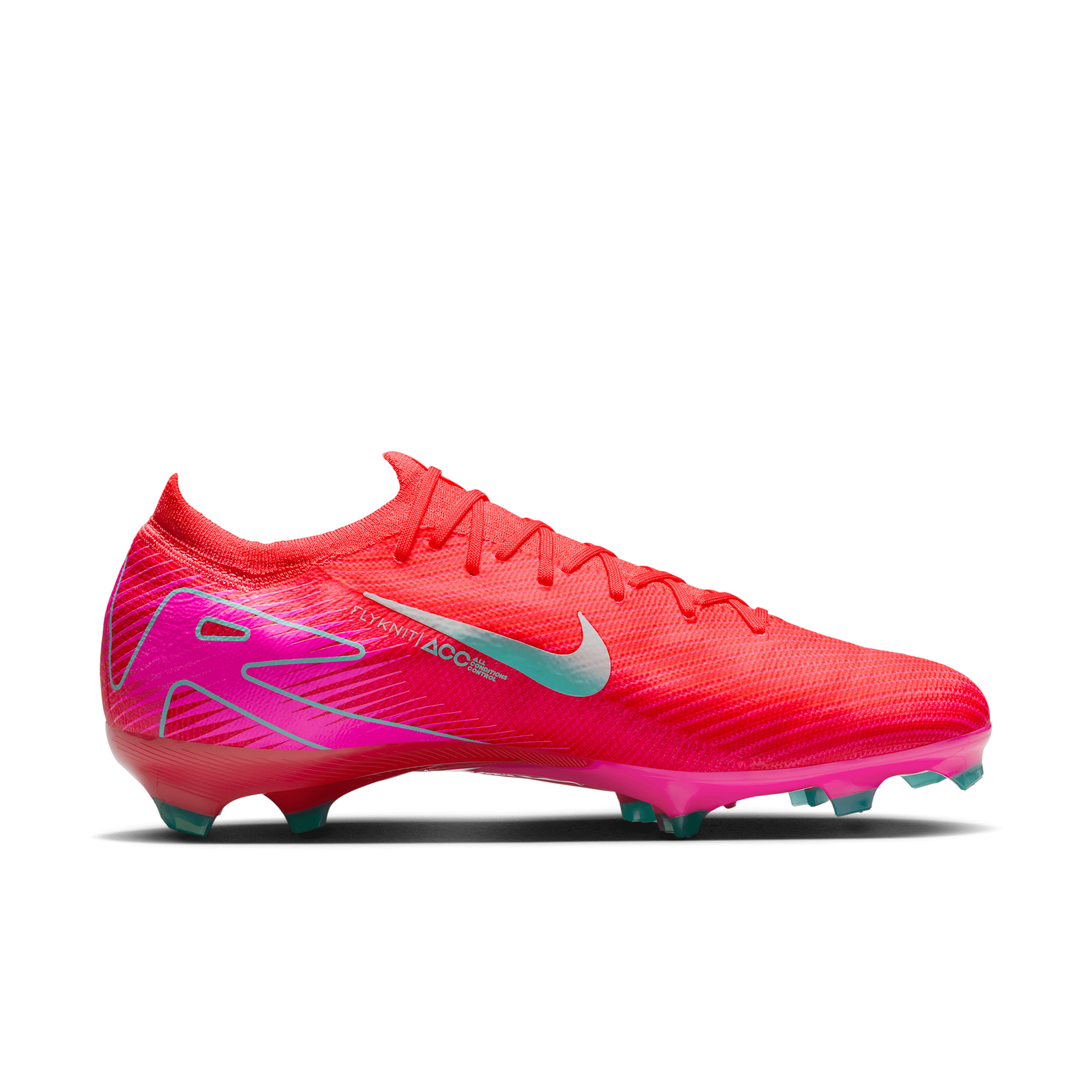 Chaussure de foot à crampons basse pour terrain sec Nike Mercurial Vapor 16 Pro - Rouge