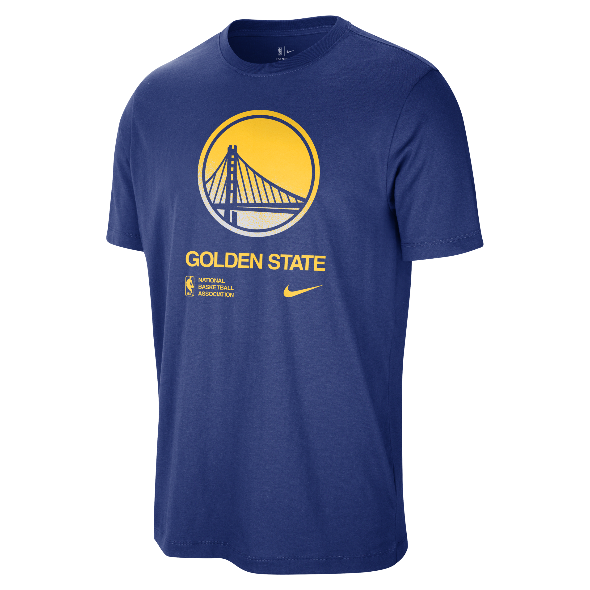 T-shirt Nike NBA Golden State Warriors Courtside pour Homme - Bleu