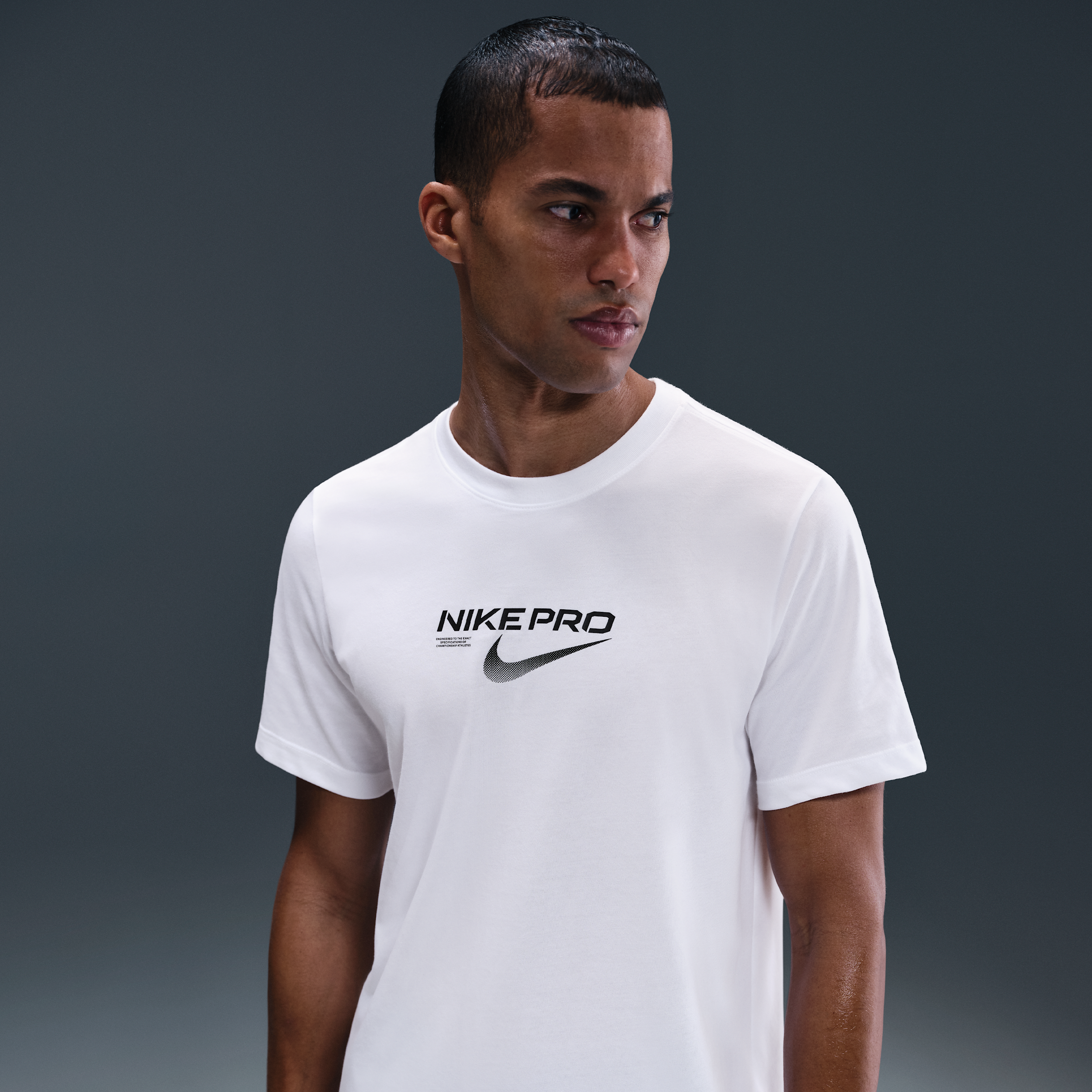 Thumbnail - Nike Dri-FIT Trainings-T-Shirt (Herren) - Weiß