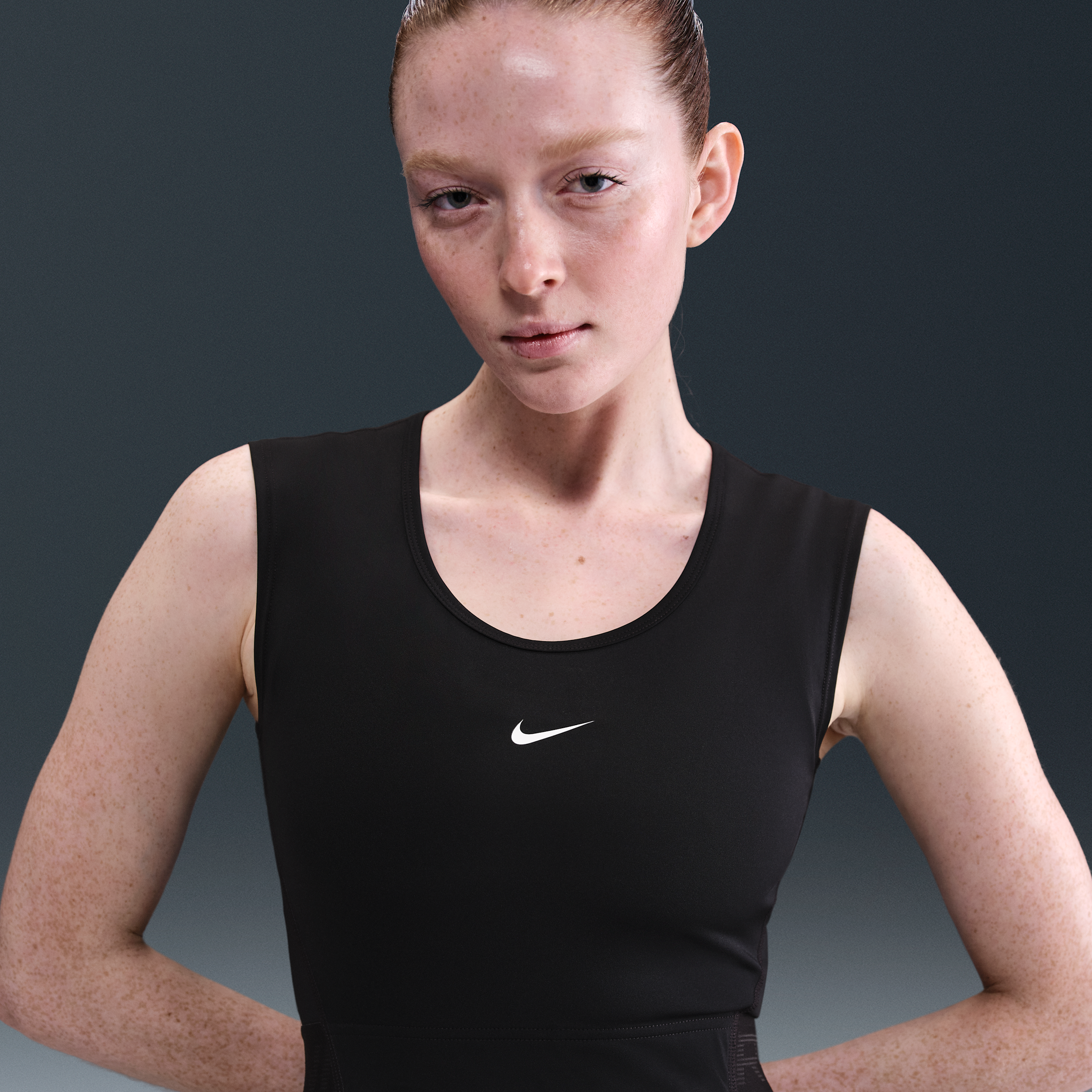 Thumbnail - Nike Pro Dri-FIT Tanktop (Damen) - Schwarz